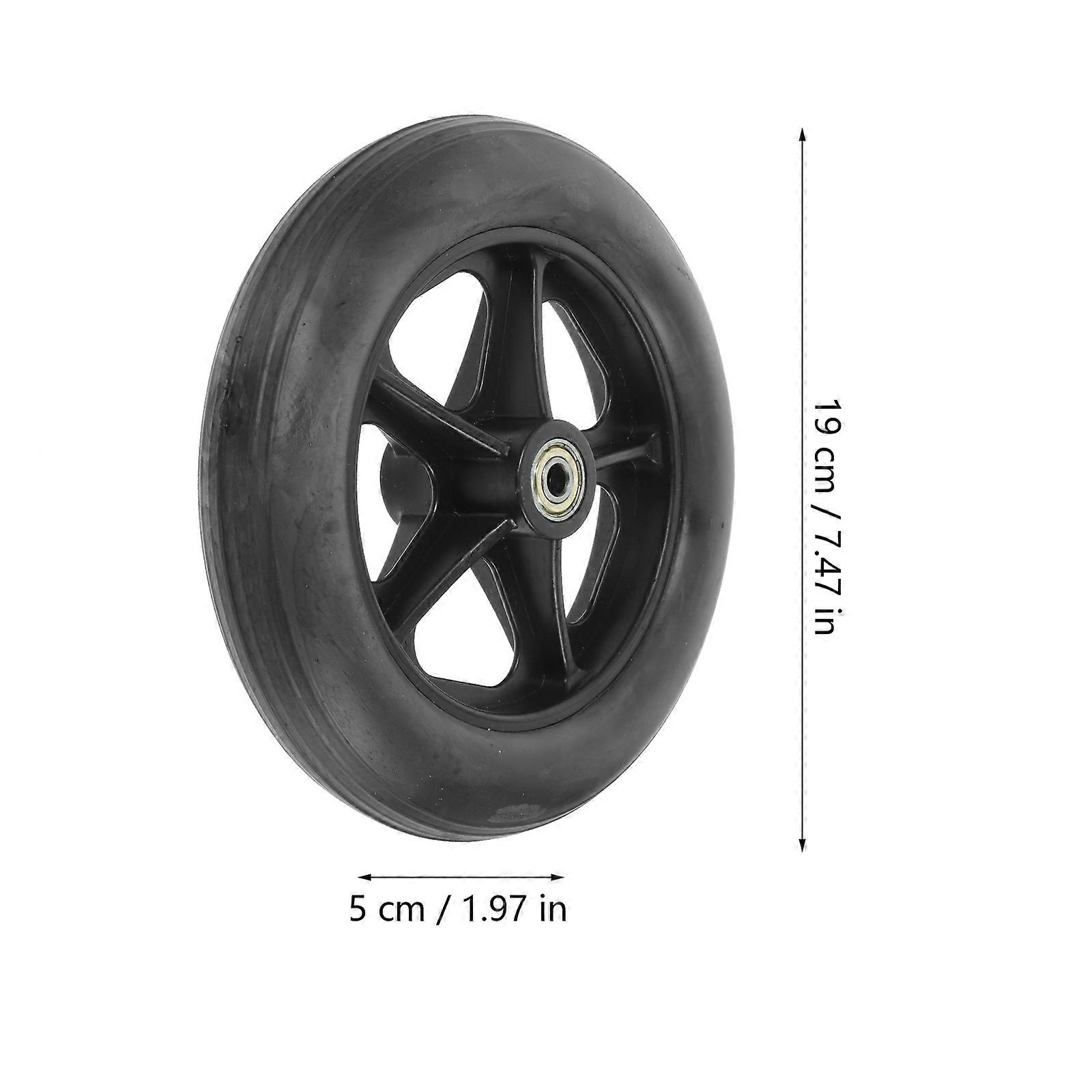 Wheelchair Wheels Front Replacement Set for Smooth Operation 2Pcs