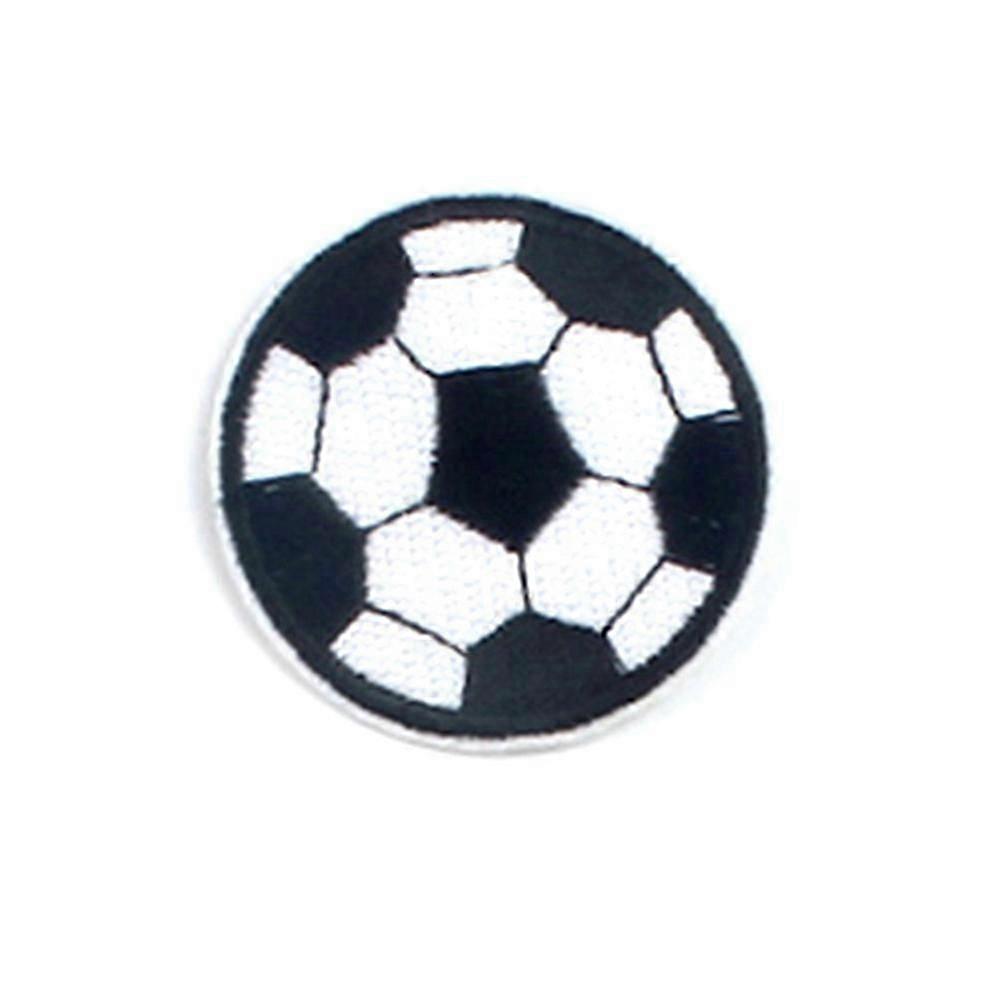 5cm Cartoon Football Iron On Embroidered Patch for Clothing Bag Appliques DIY Badge Sticker