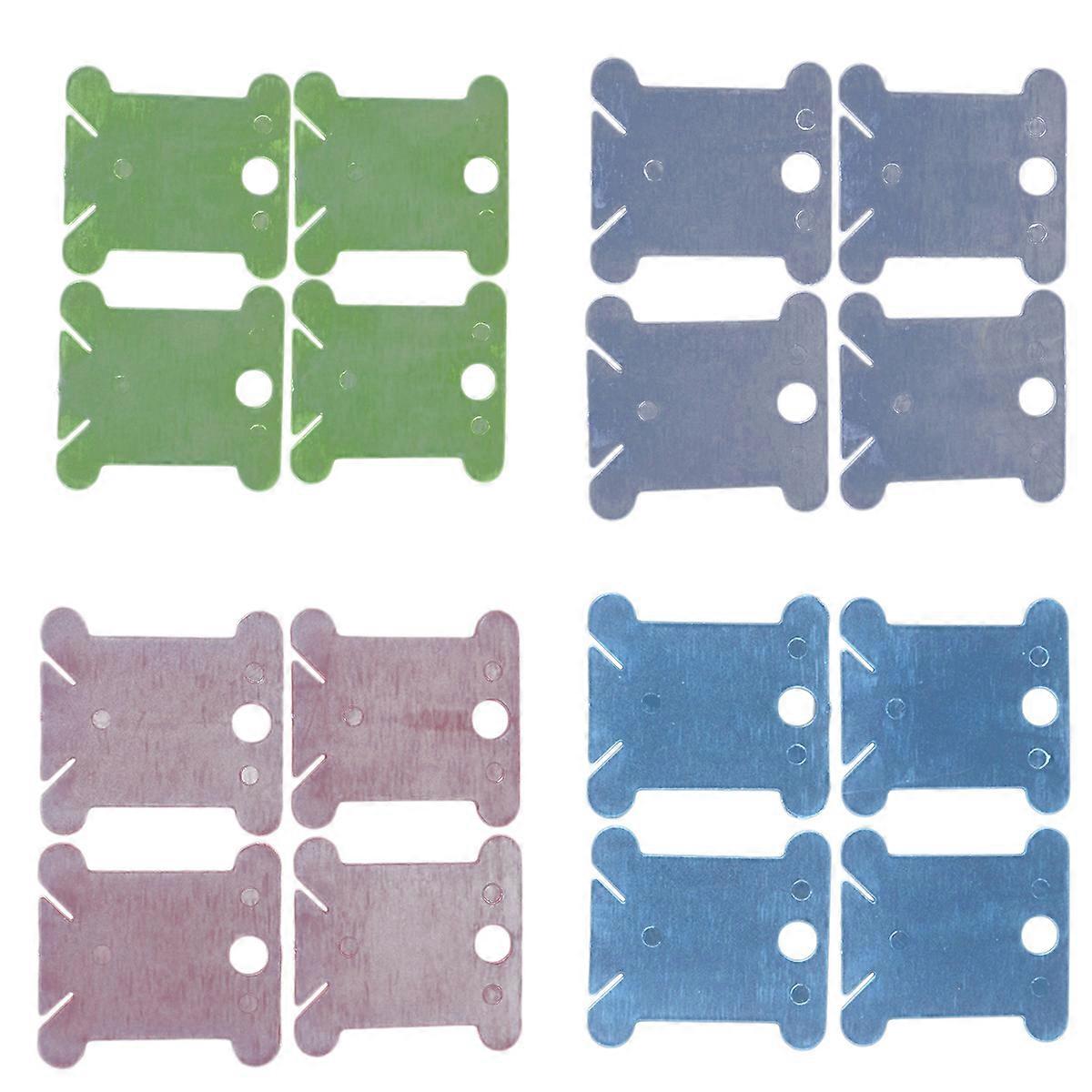 Sewing Thread Stand Thread Winding Plate for Cross Stitch 100Pcs