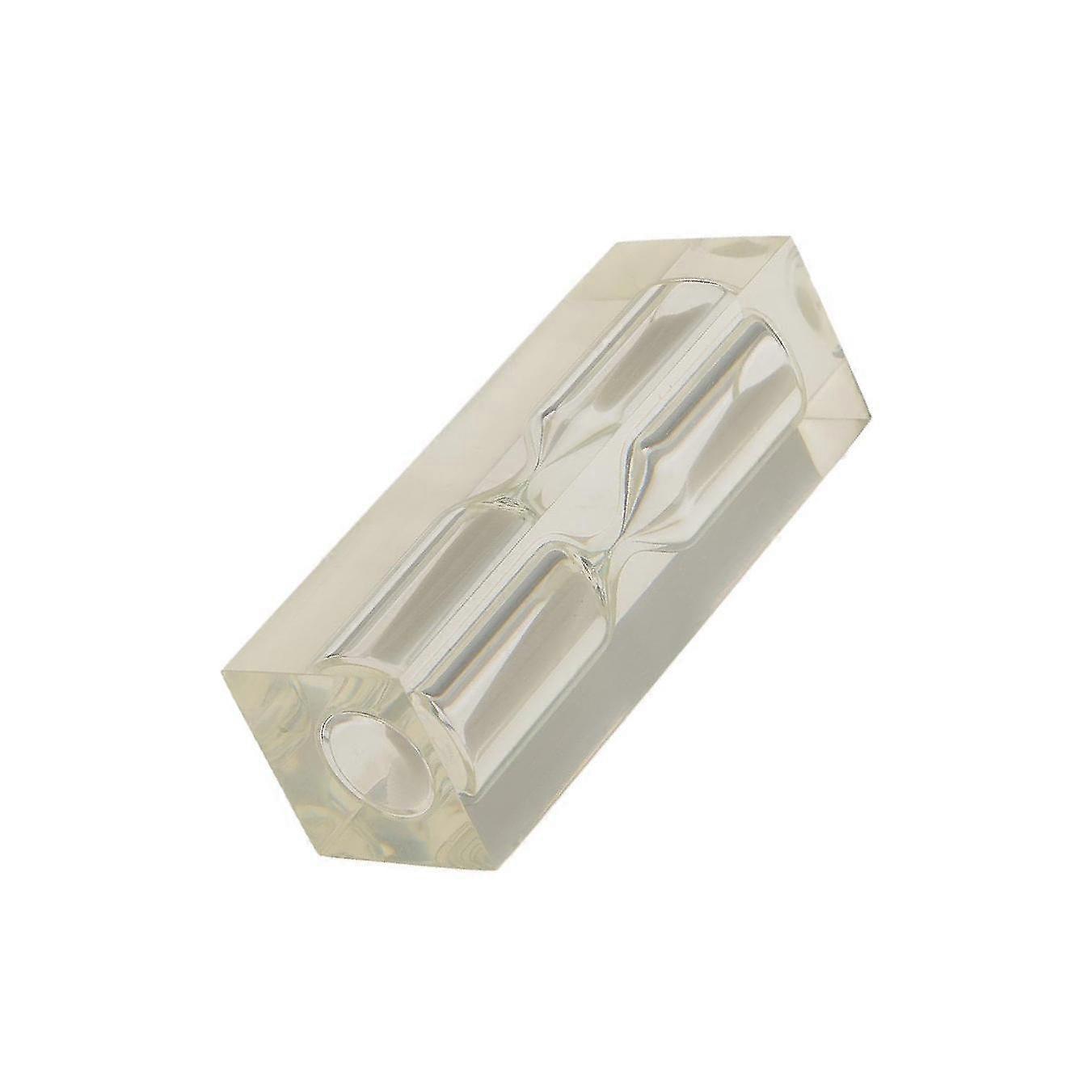 Acrylic Clear 3 Minute Sandglass Teaching Game Teeth Brushing Timer White Fun and Engaging