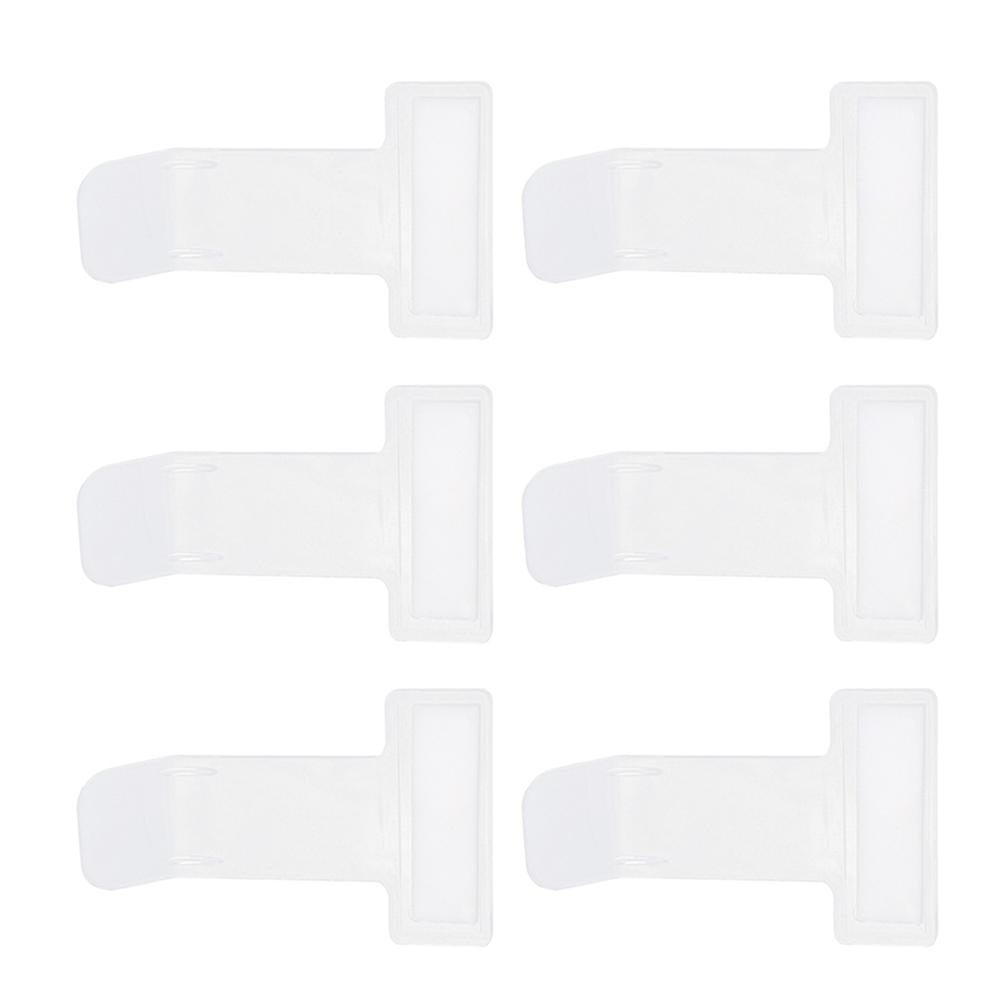 Transparent Plastic Ticket Folder for Clamping Ticket 6Pcs Car Bill Holder