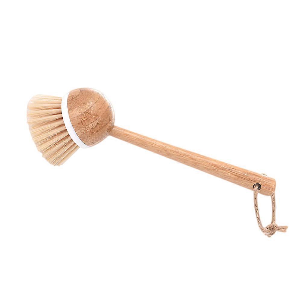 Wok Cleaning Brush Long Handle Brush for Household Use 1Pcs