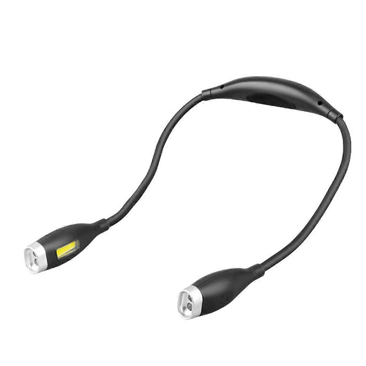 Neck Reading Light Flexible LED Book Light Portable Hanging Neck Reading Lamp USB Charging for Campi