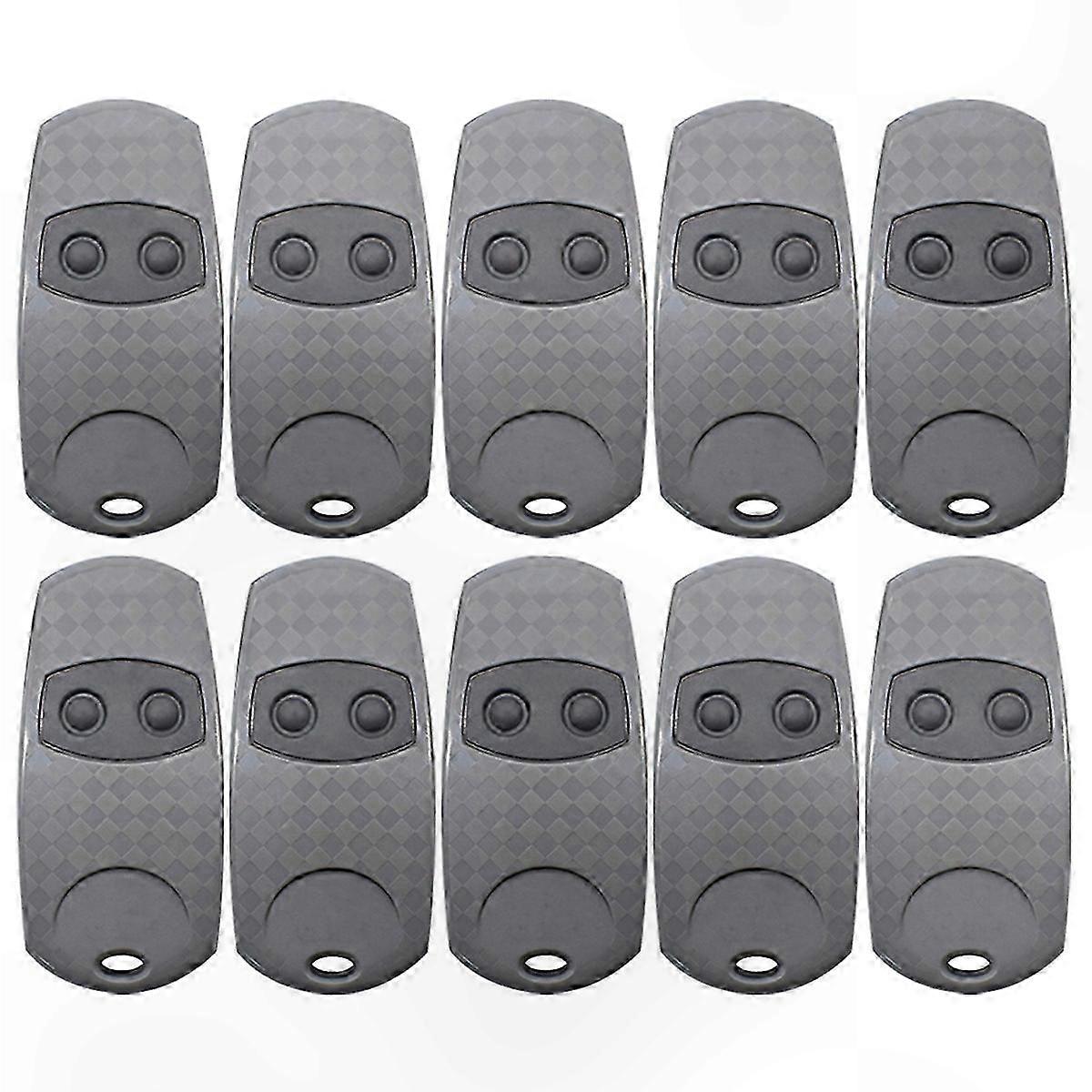 10-Pack 433.92MHz Wireless Remote Controls for Compatible Garage Door Systems