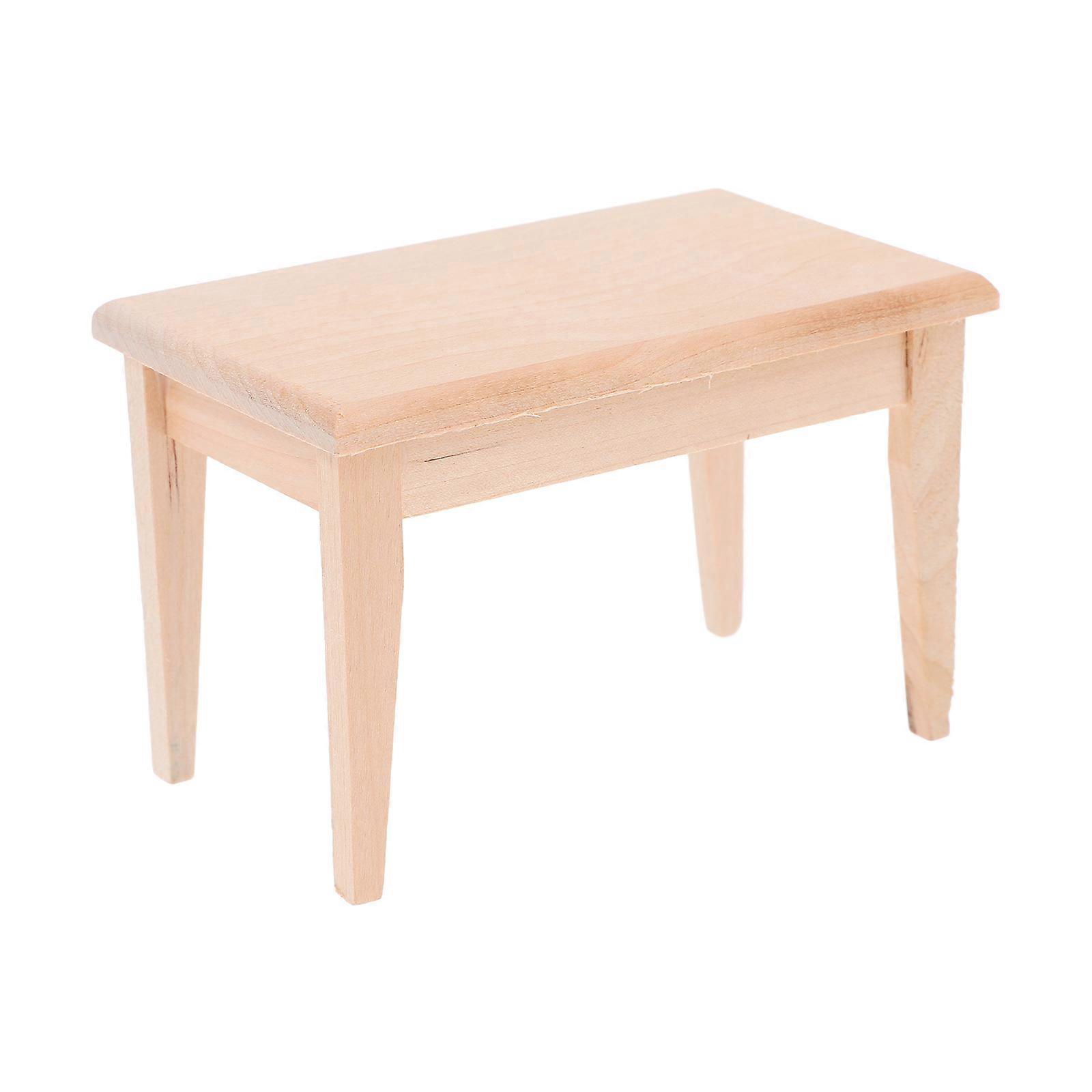Mini Table Miniature Dining Table for Doll House