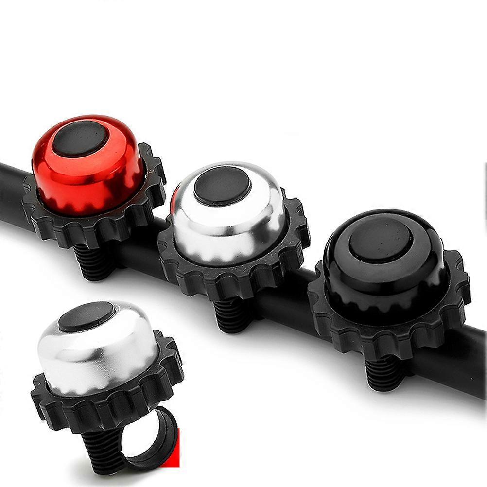 Red Practical Bike Accessories Bell Horn 9Pcs Rotating Cycle Set