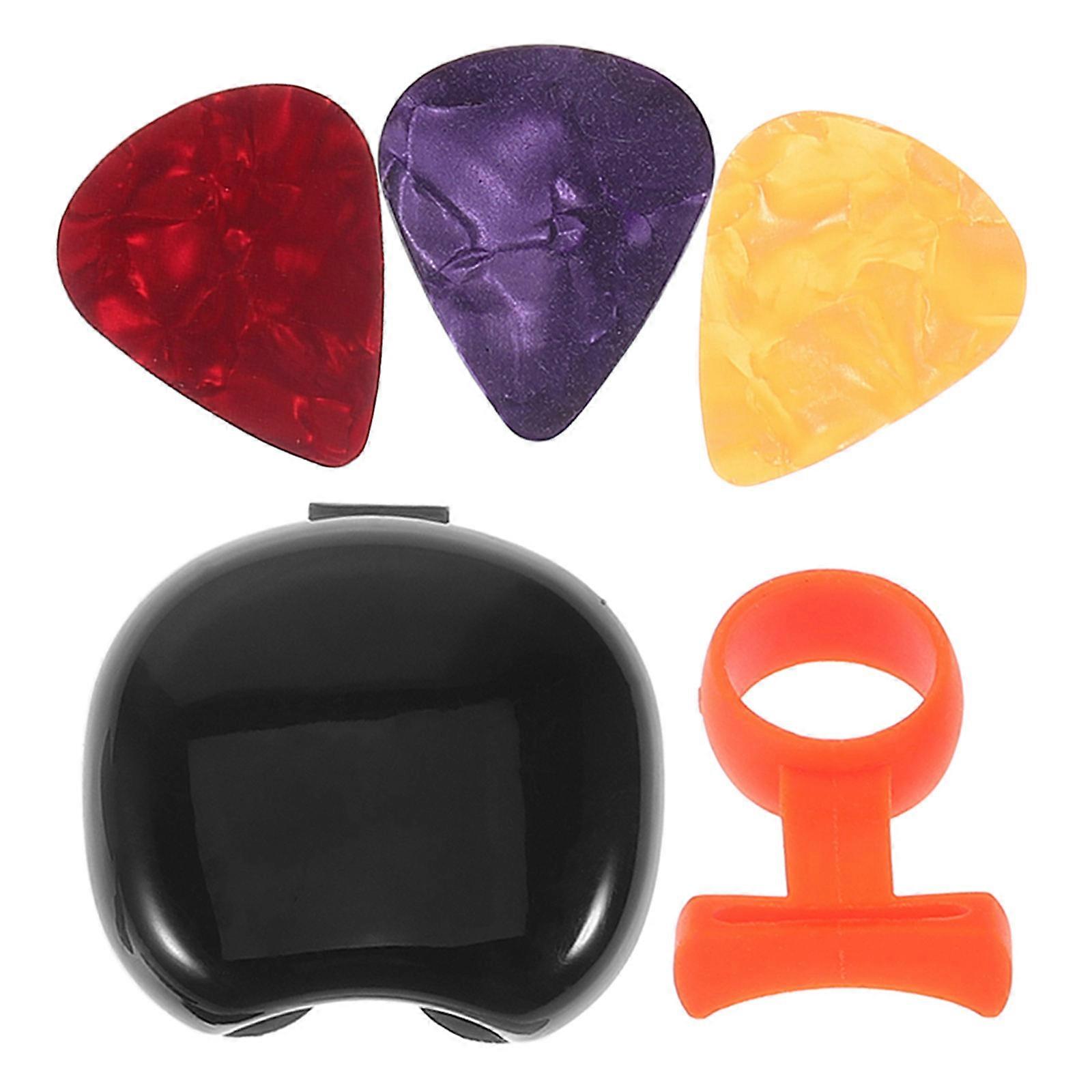Ergonomic Silicone Guitar Pick Grips for Playing 1Sets Non-Slip Finger Covers