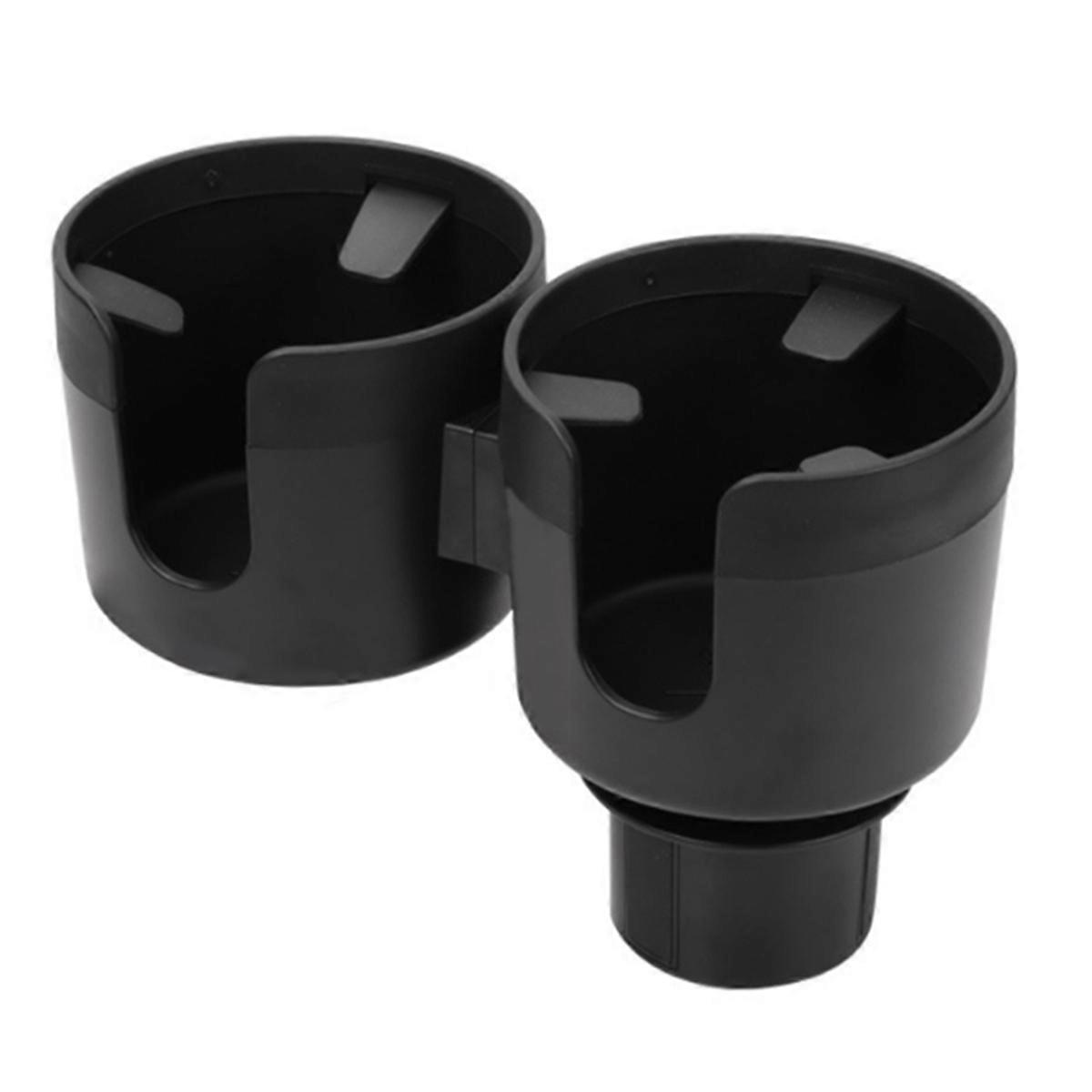Car Cup Holder Insert Adjustable Base Cup Holder Multifunctional Double Cup Holder Detachable Drinks