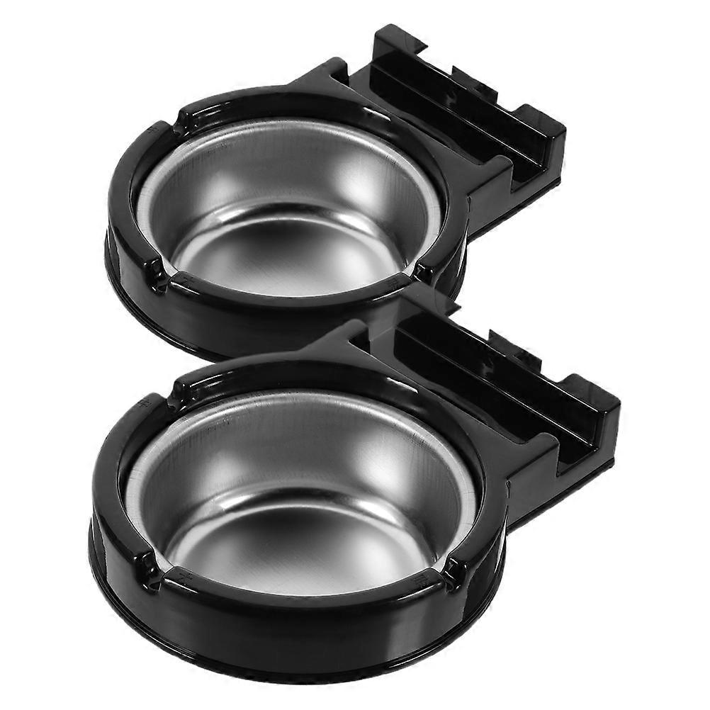Rectangular Wall Mounted Ashtray For Home And Shopping Mall Easy Cleaning Solution 6 Pcs Material