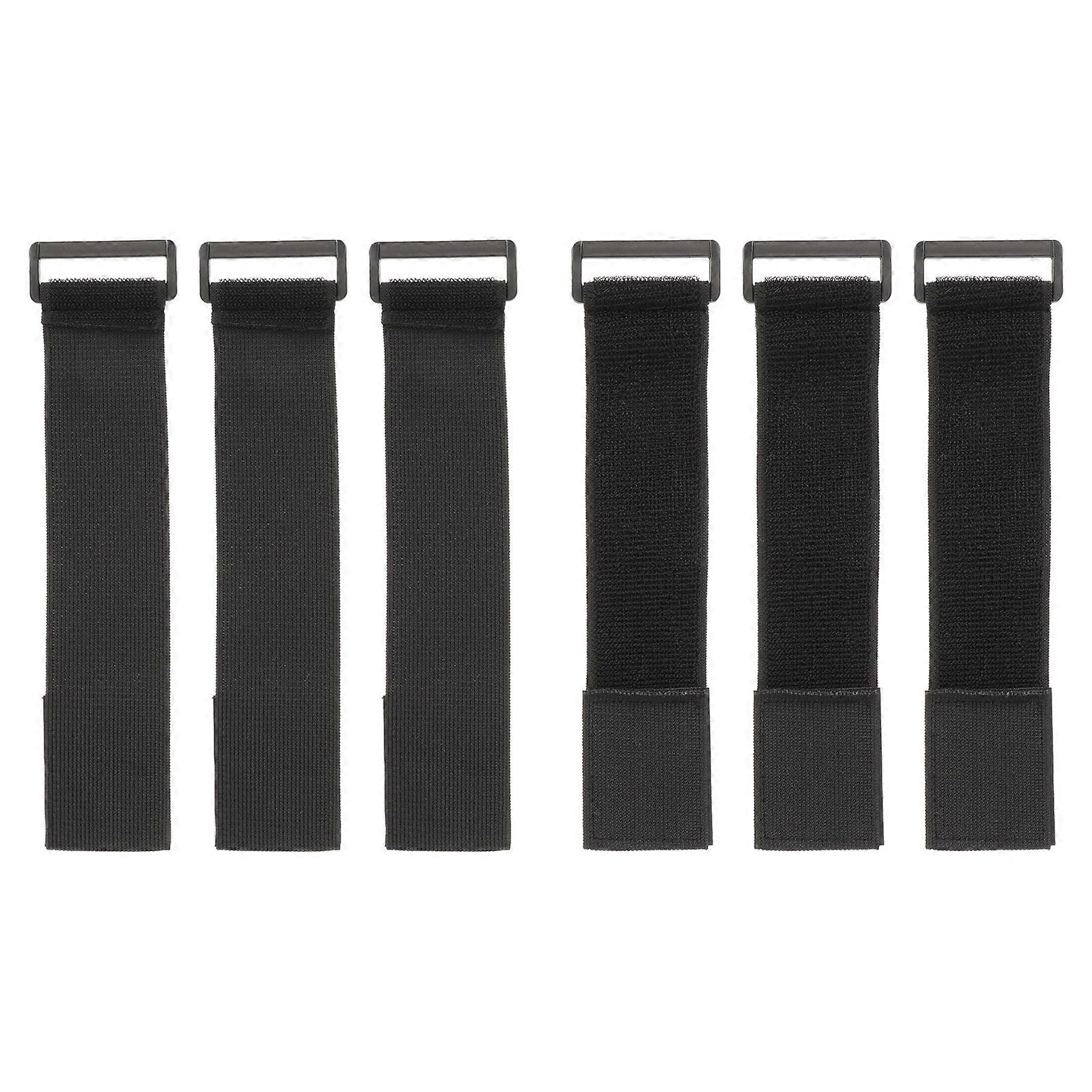 Elastic Buckle Bundling Strap for Daily Use 6Pcs Wear-Resistant Sticky Belts