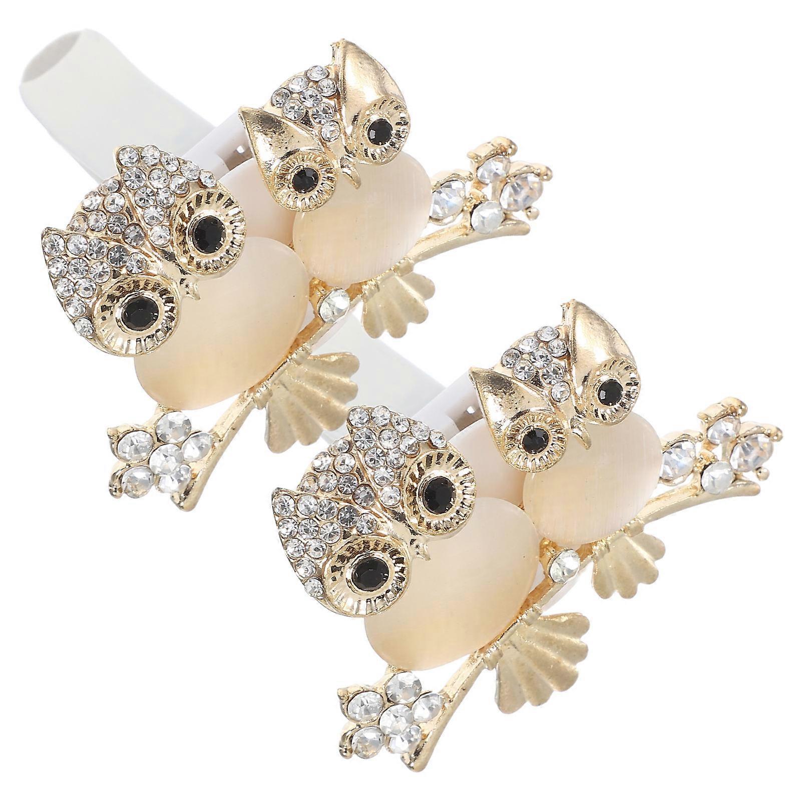 Owl Car Perfume Diffuser Automobiles Interior Decoration Aromatherapy Diffuser Multi-Colored 5.20x4.50x3.00cm 2Pcs