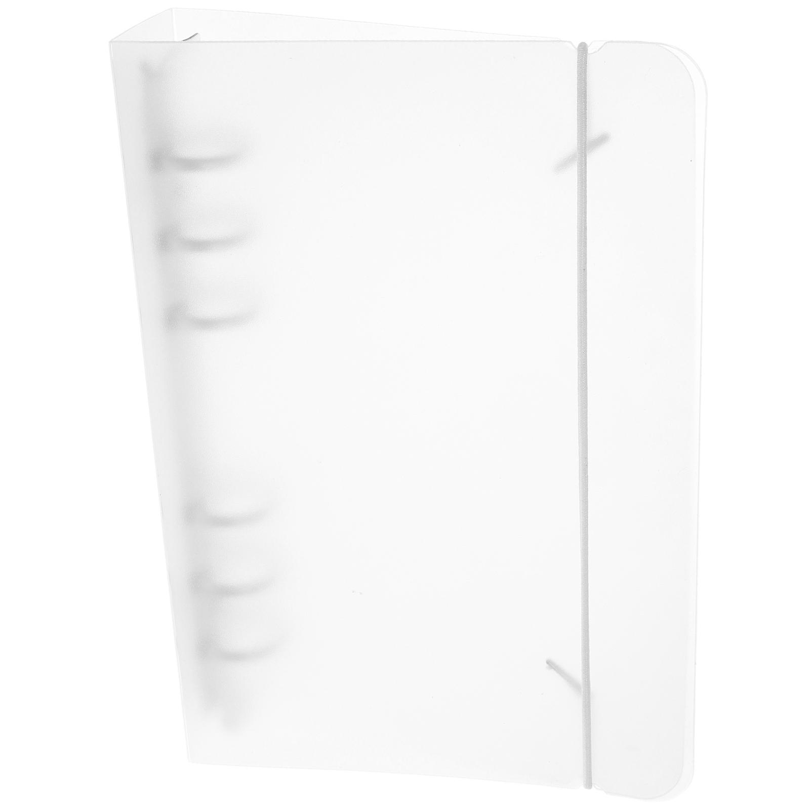 Round Ring A6 Plastic File Folder For Loose Leaf Document Storing And Professional Occasions 1Pcs