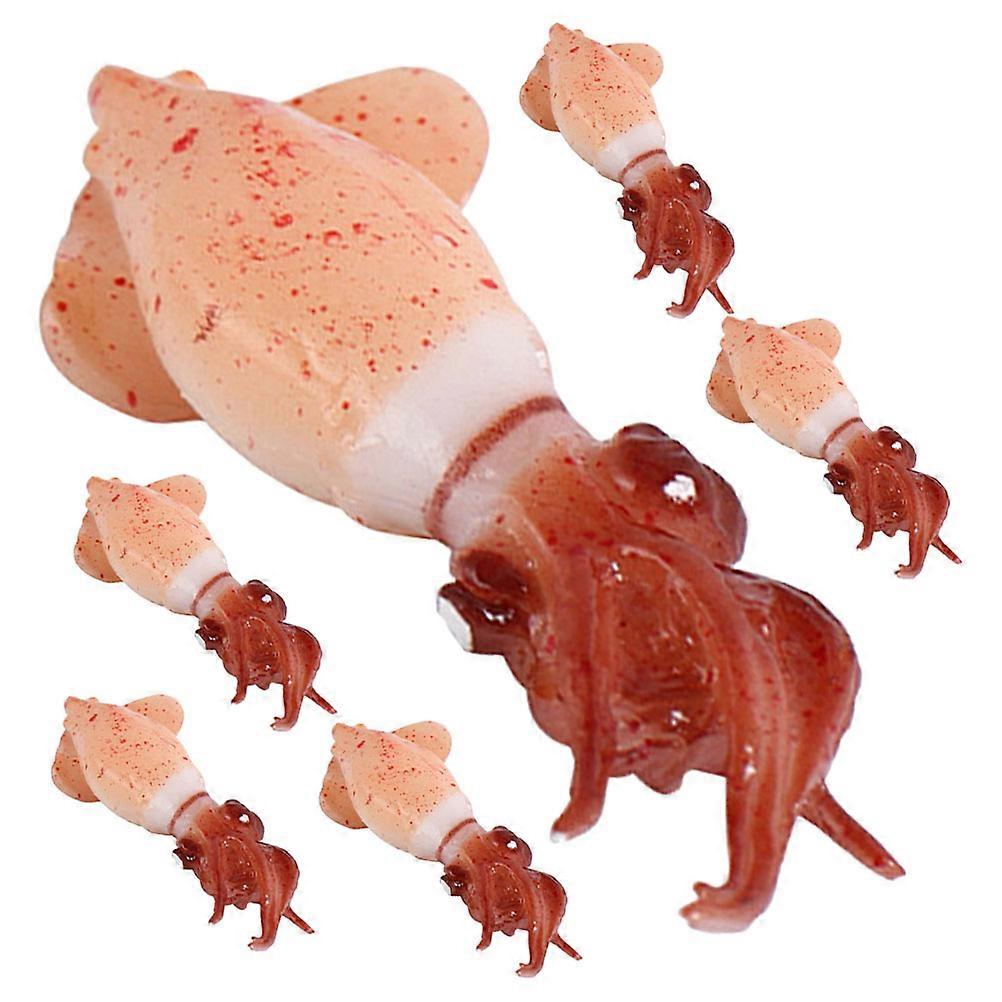 Artificial Meat for Display Artificial Squid Model for Decoration 18Pcs