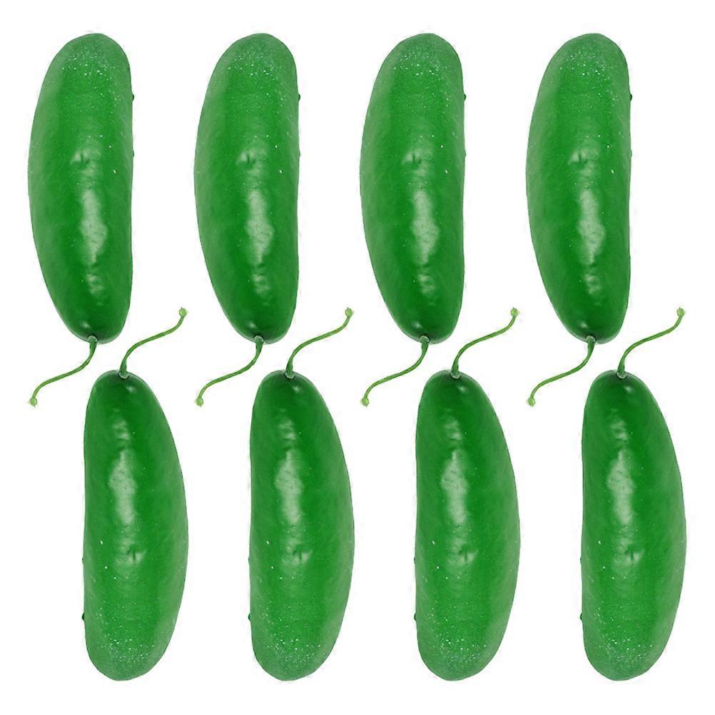 Vegetable Decoration Artificial Cucumber Models for Display 32Pcs