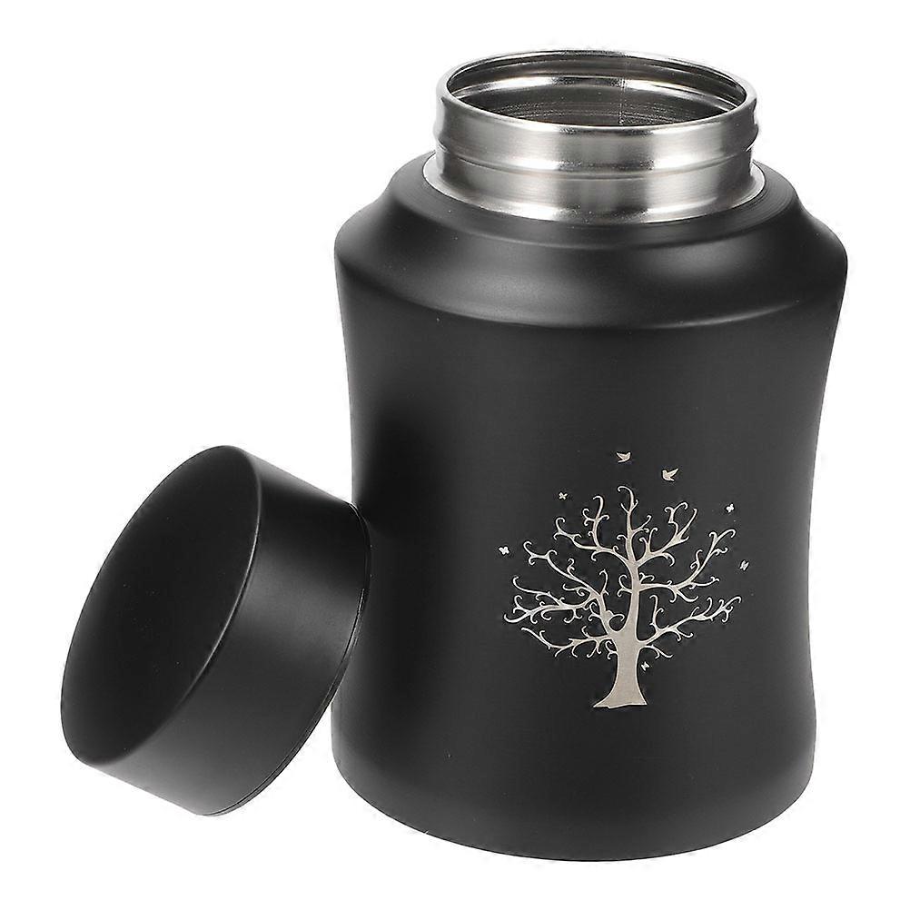 Dog Cremation Box For Ashes Stainless Steel Pet Urn Smooth Lines 7.00x4.72x4.72in Remembrance 1Pack