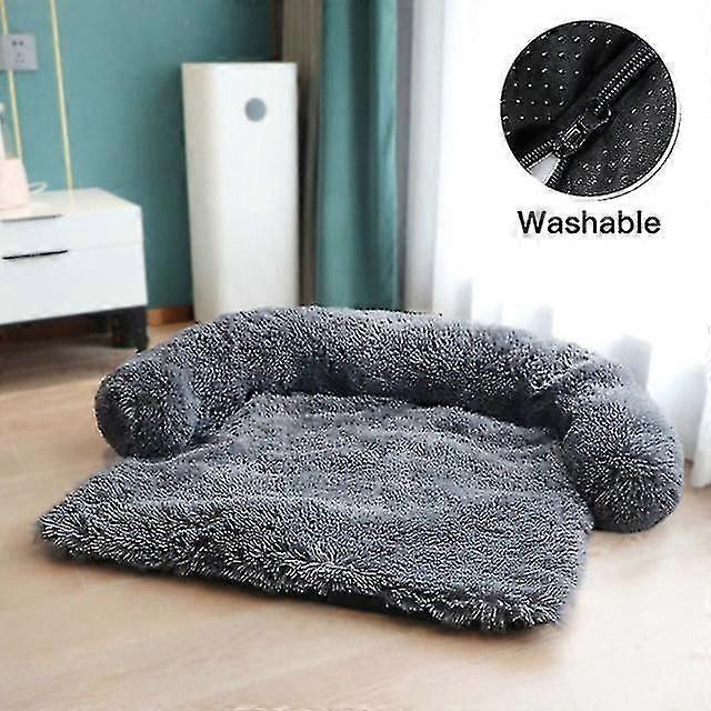 كبيرة أريكة سرير الحيوانات الأليفة الكلب سرير أريكة للكلب الحيوانات الأليفة مهدئ السرير دافئ عش قابل للغسل أثاث ناعم حامي حصيرة بطانية القط