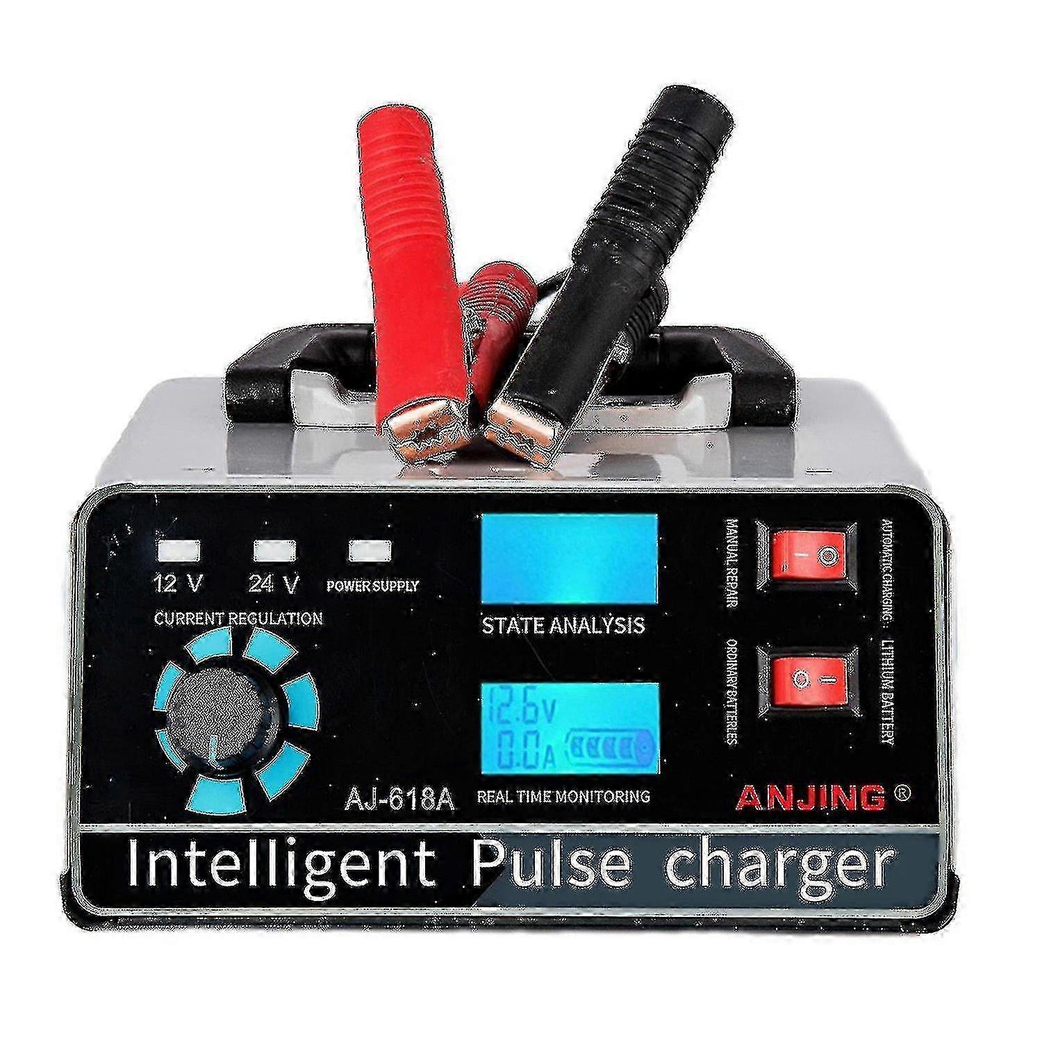 2025 400w 40a 12v/24v Automatische Auto Batterie Ladegerät Smart Puls Reparatur Boot Trickle-k