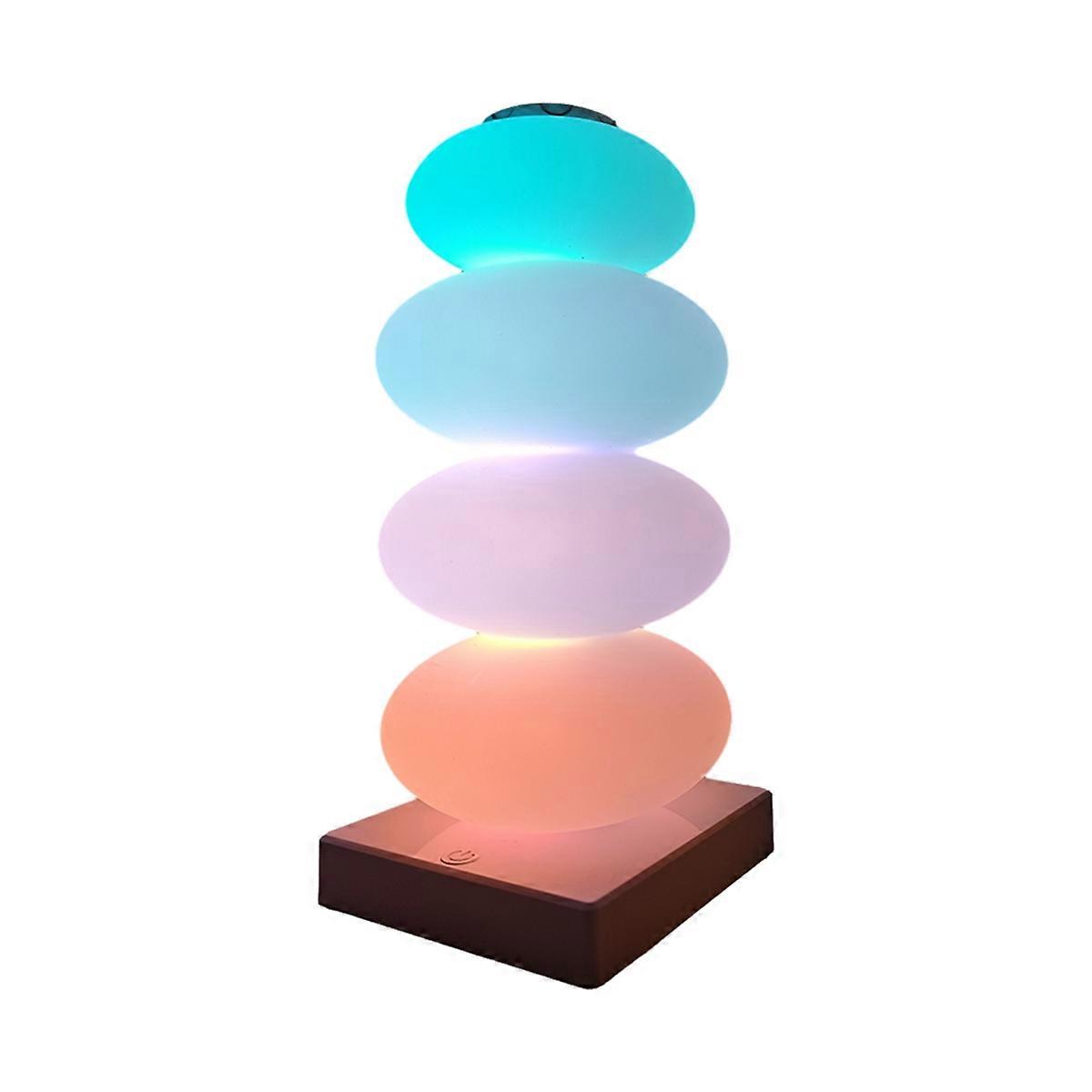 Bedroom Bedside Table Decorative Light DIY Color Changing Table Lamp RGB 16 Color LED Light Touch S