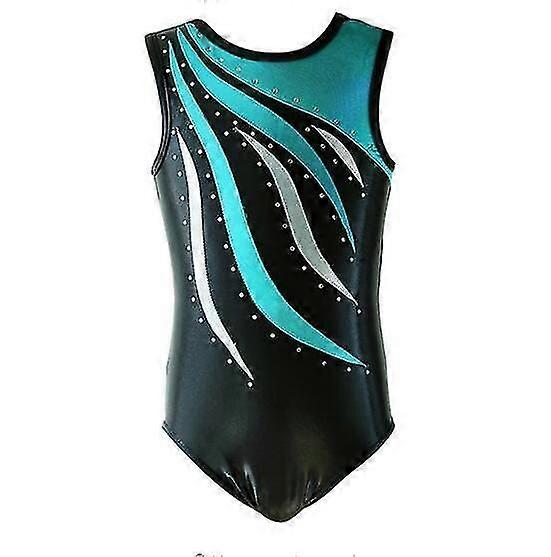 Kız Jimnastik Leotard Balesi Leotards Kolsuz Dans Kıyafetleri