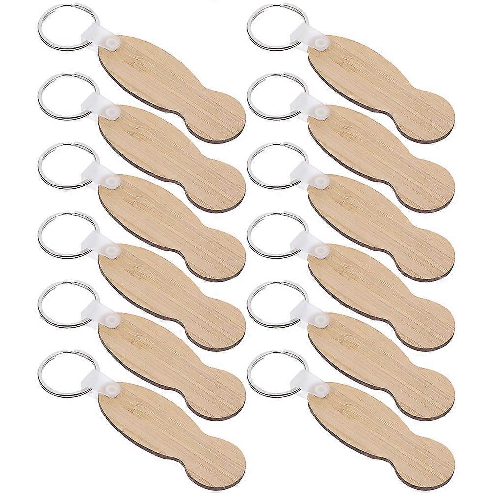 Shopping Trolley Tokens Bamboo Cart Tokens for Daily Use 45Pcs Set