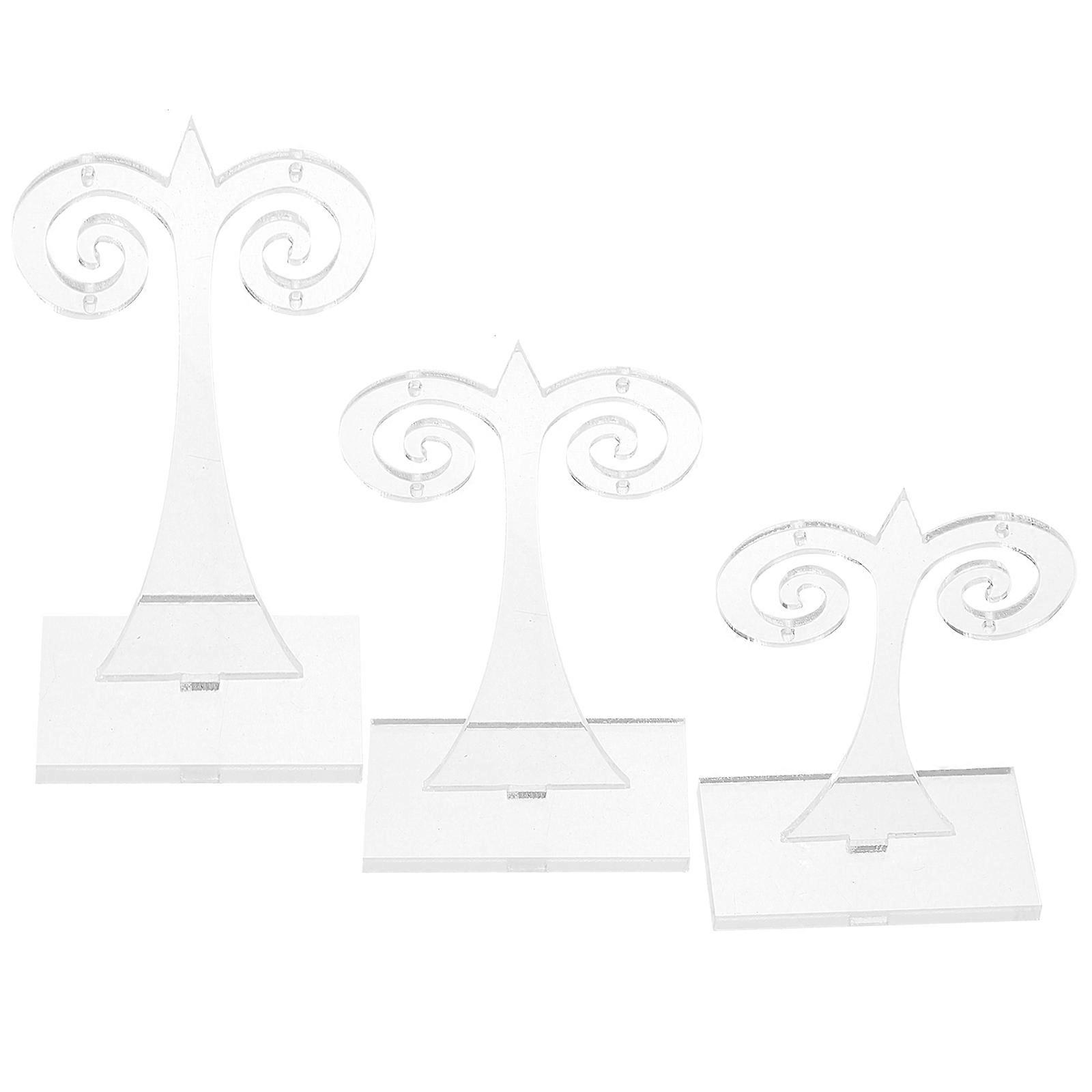 Clear Acrylic Earring Display Stand for Displaying 15Pcs Earring Holder