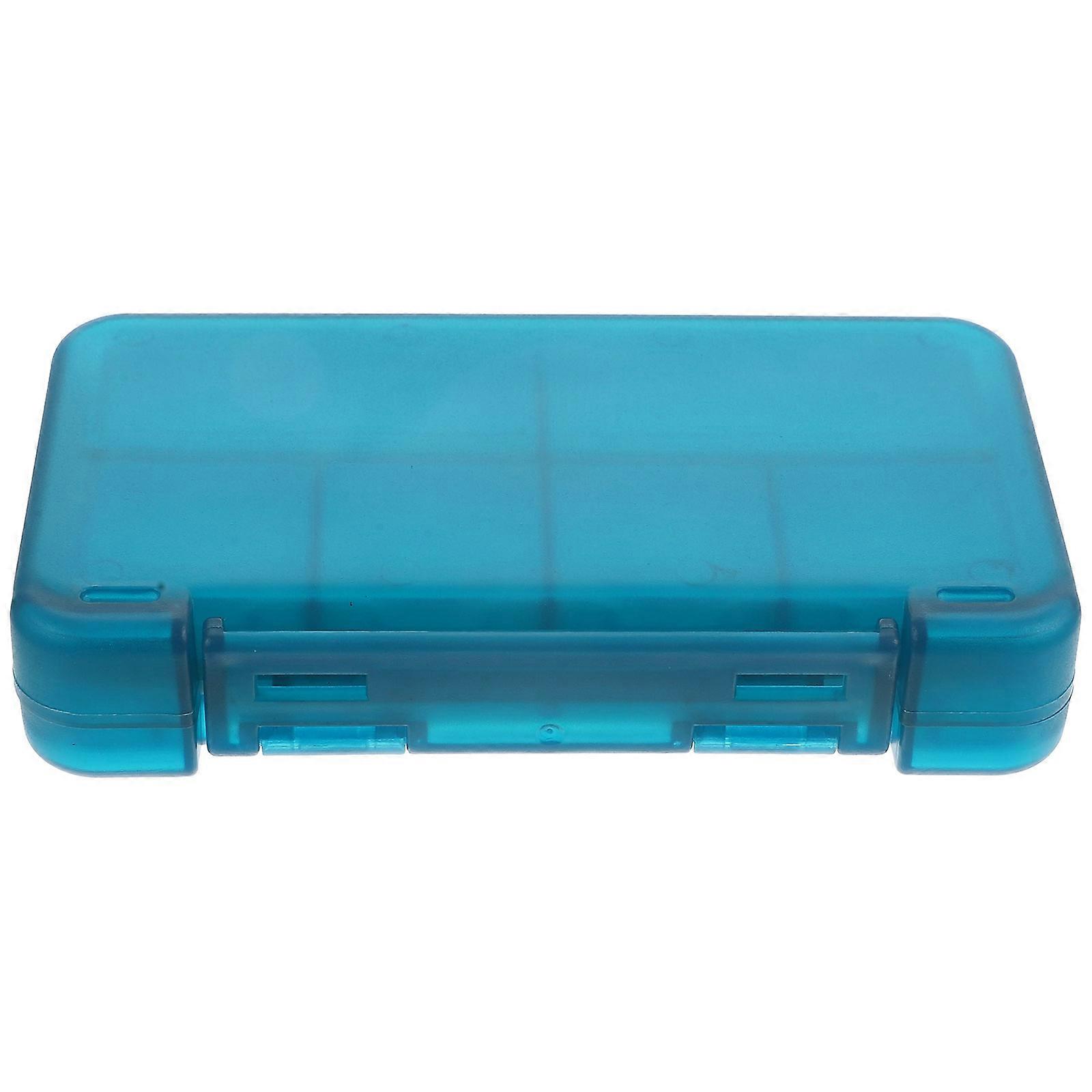 Weekly Pill Organizer Small Travel-Friendly Storage Solution With Independent Partition 1Set