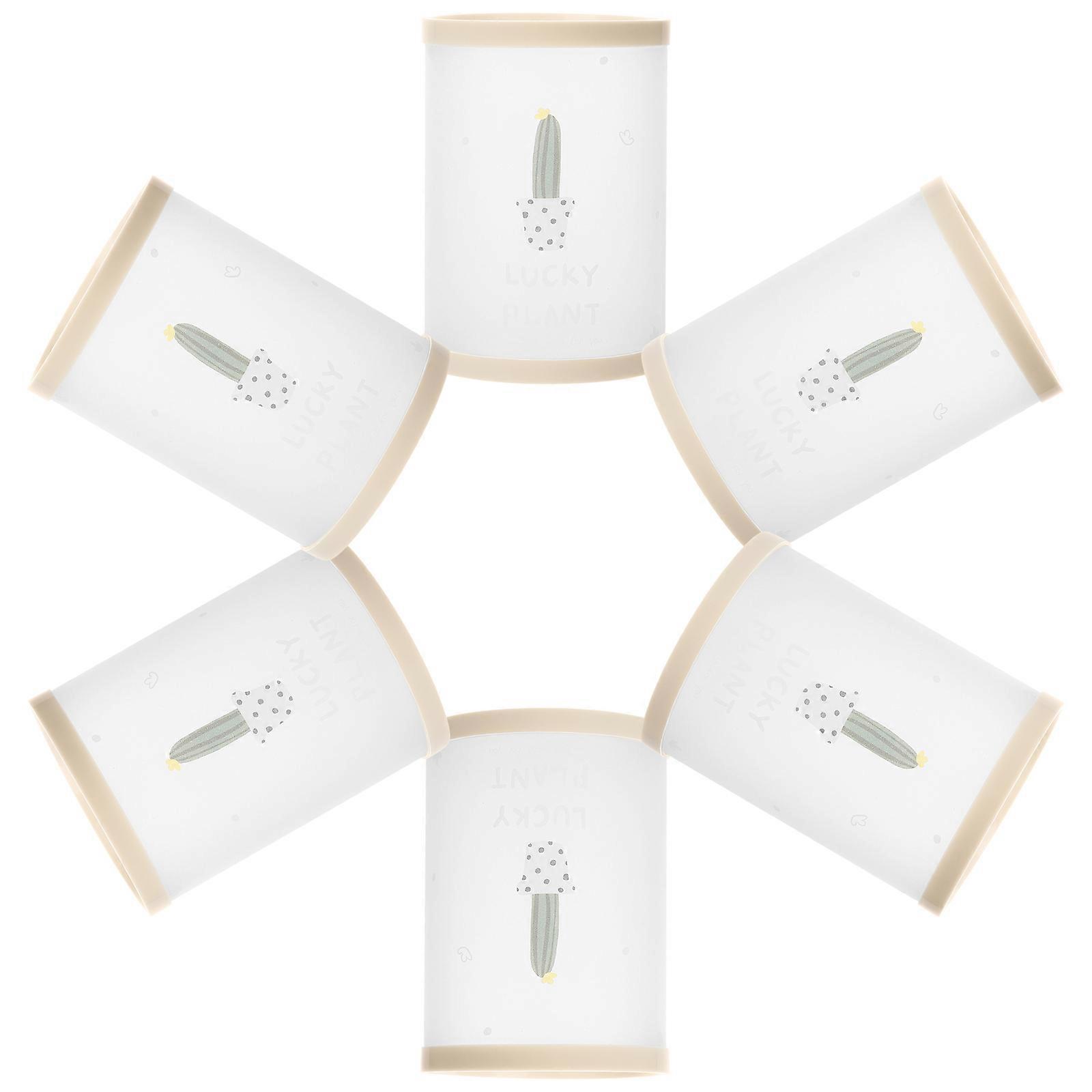 Multi Color Desk Pen Holder DIY Foldable Pencil Case for Storage 12Pcs