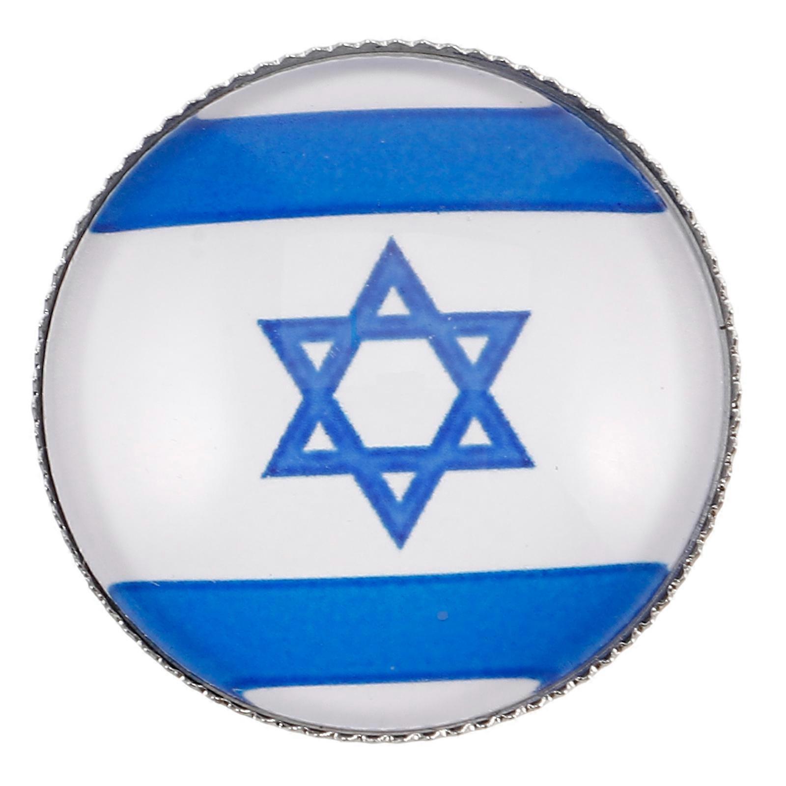 4Pcs Round Country Flag Brooch Pin For Collectors And Gift Recipients Assorted Color Fashion Accessory For Any Occasion