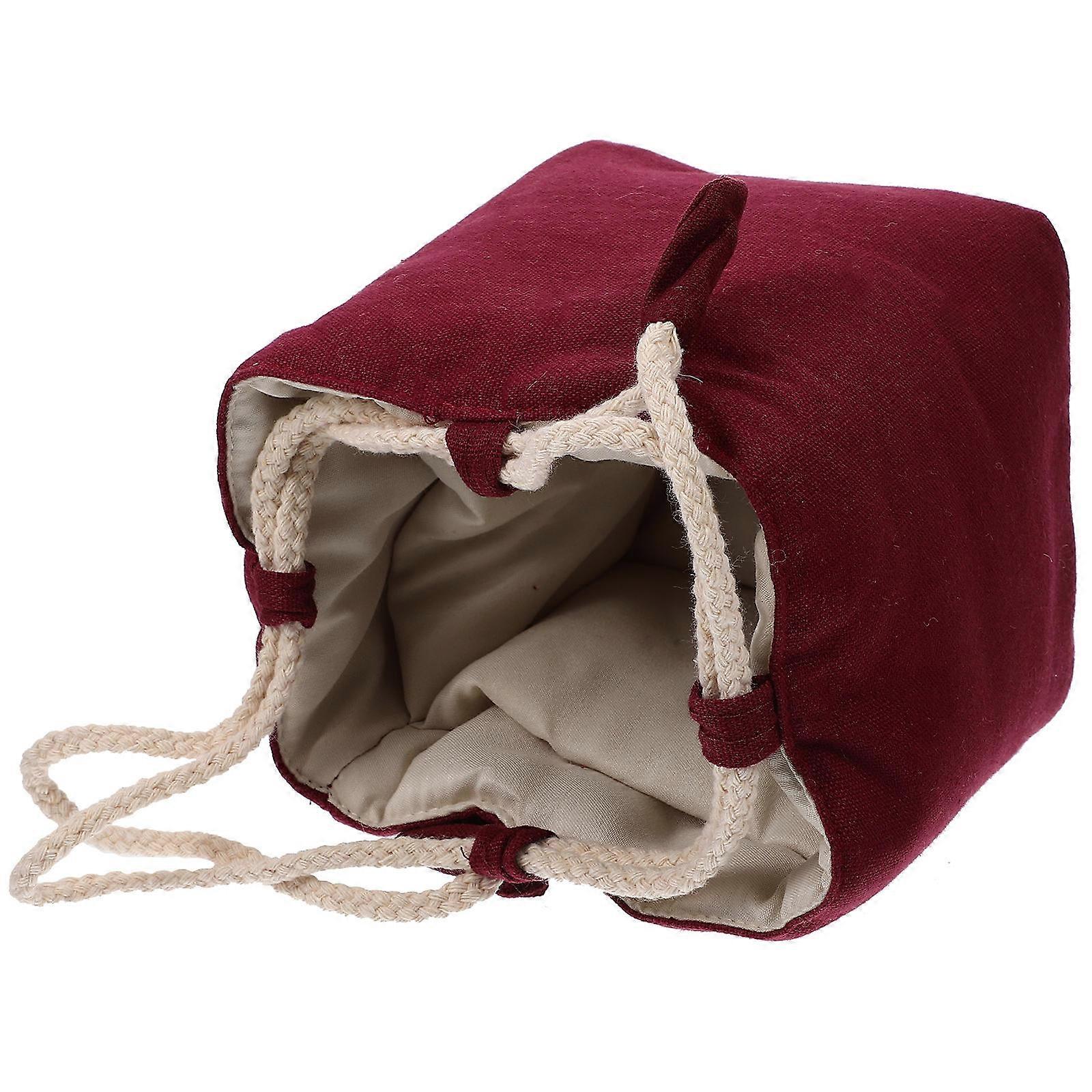 Tea Cup Holder Bag Travel Tea Set Storage Bag for Practical Use 4Pcs