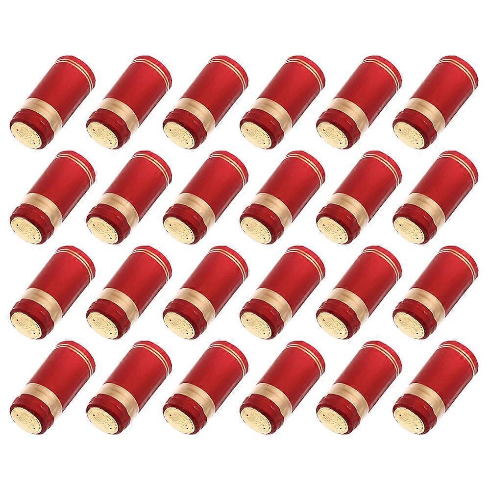 Wrap Heat Shrink Capsules PVC Red for Protection 250Pcs