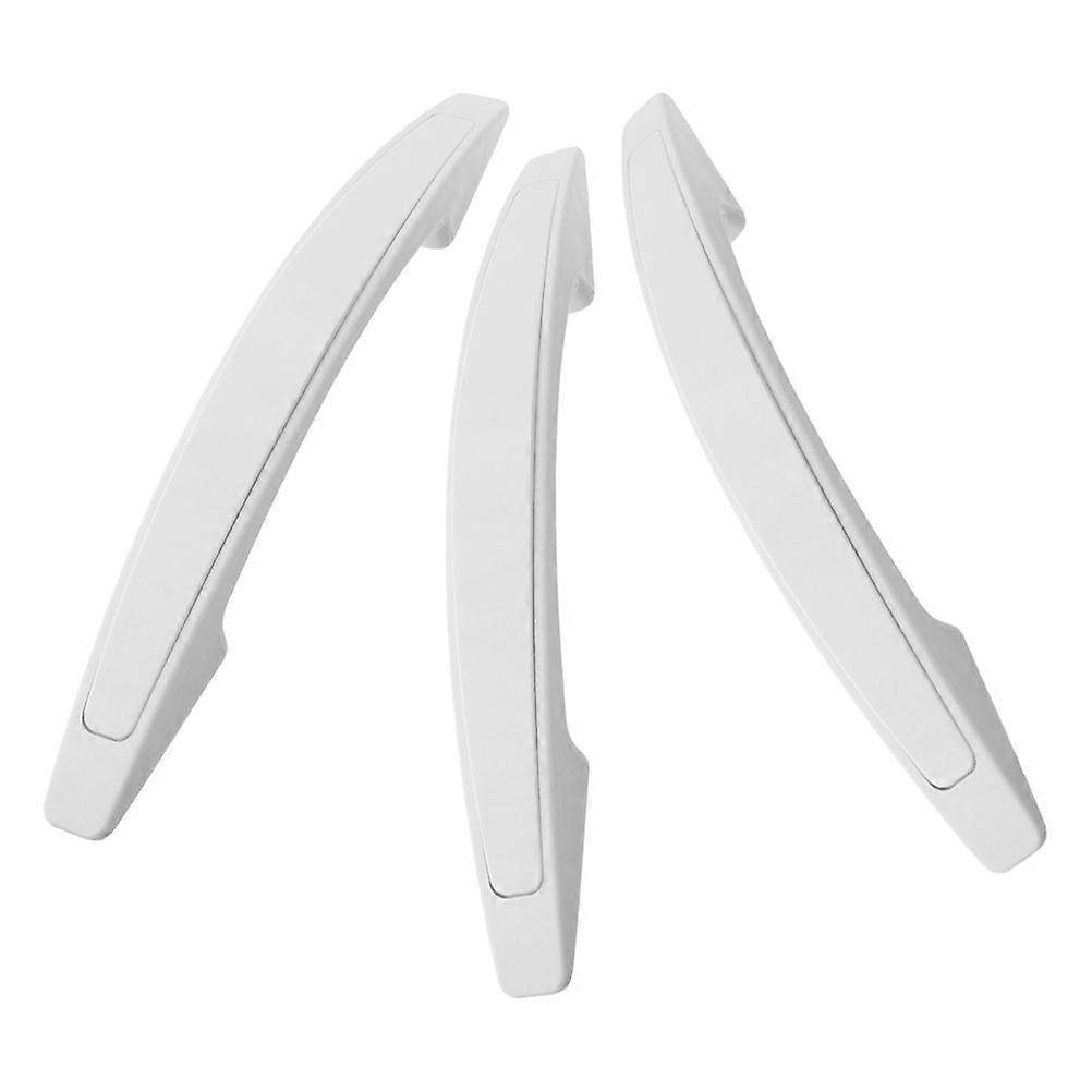 Freezer Door Handle Replacement for Refrigerator 6Pcs Plastic White Handle