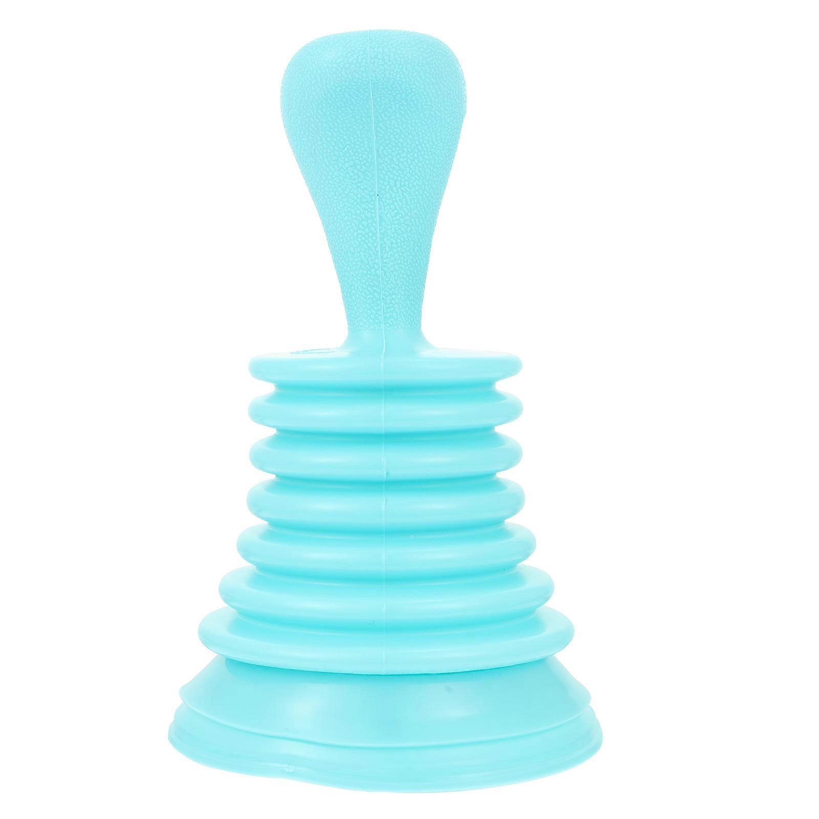Toilet Plunger Sink Cleaner for Waste Pipe Unblocker Blue