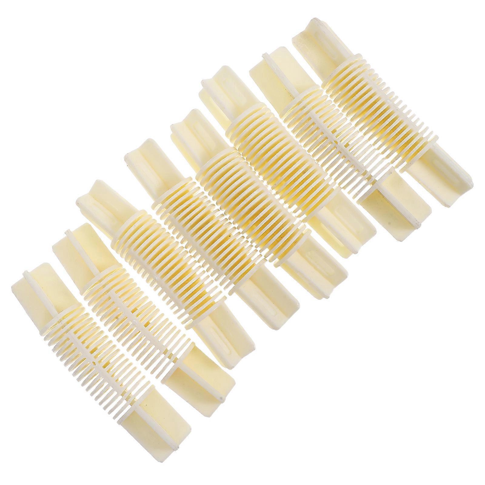 Adjustable Corner Connector Plastic Curtain Rod Elbow 24Pcs Set