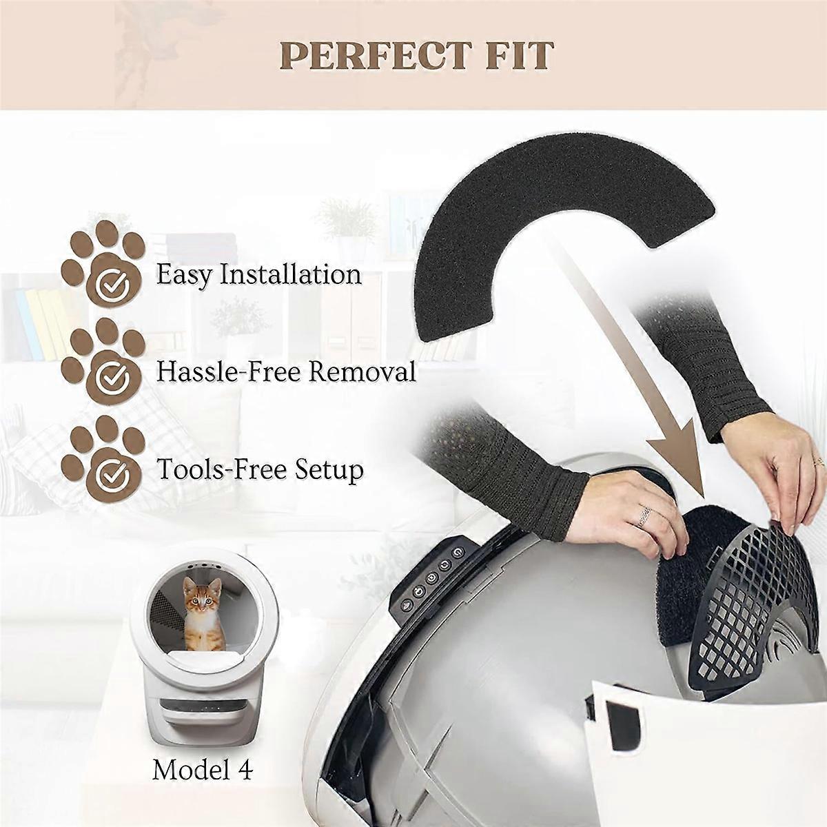 Filter for Litter-Robot 4 - Activated Carbon Filters for Litter Box