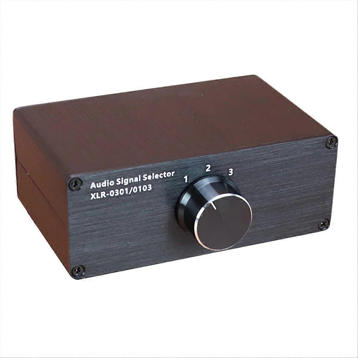 Selettore di commutazione del segnale audio HIFI 3 in 1 out, per amplificatore decoder CD