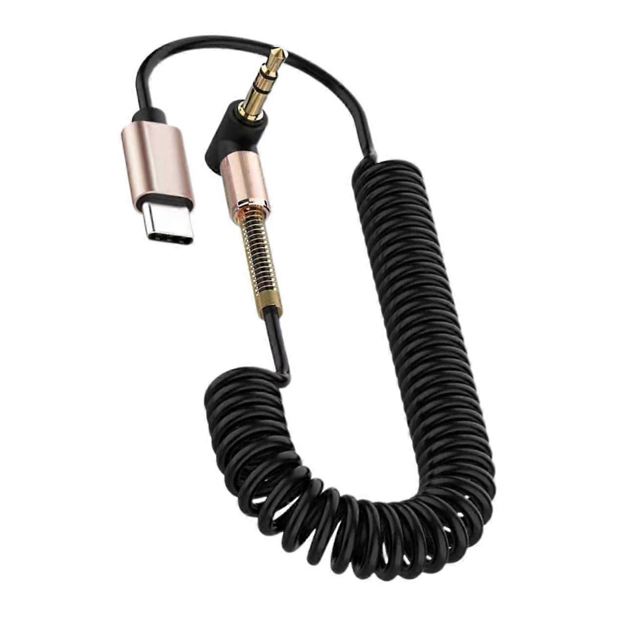 Type C to Audio Adapter Durable USBC to 3.5mm Headphone Jack Wide Compatibility Compact Design