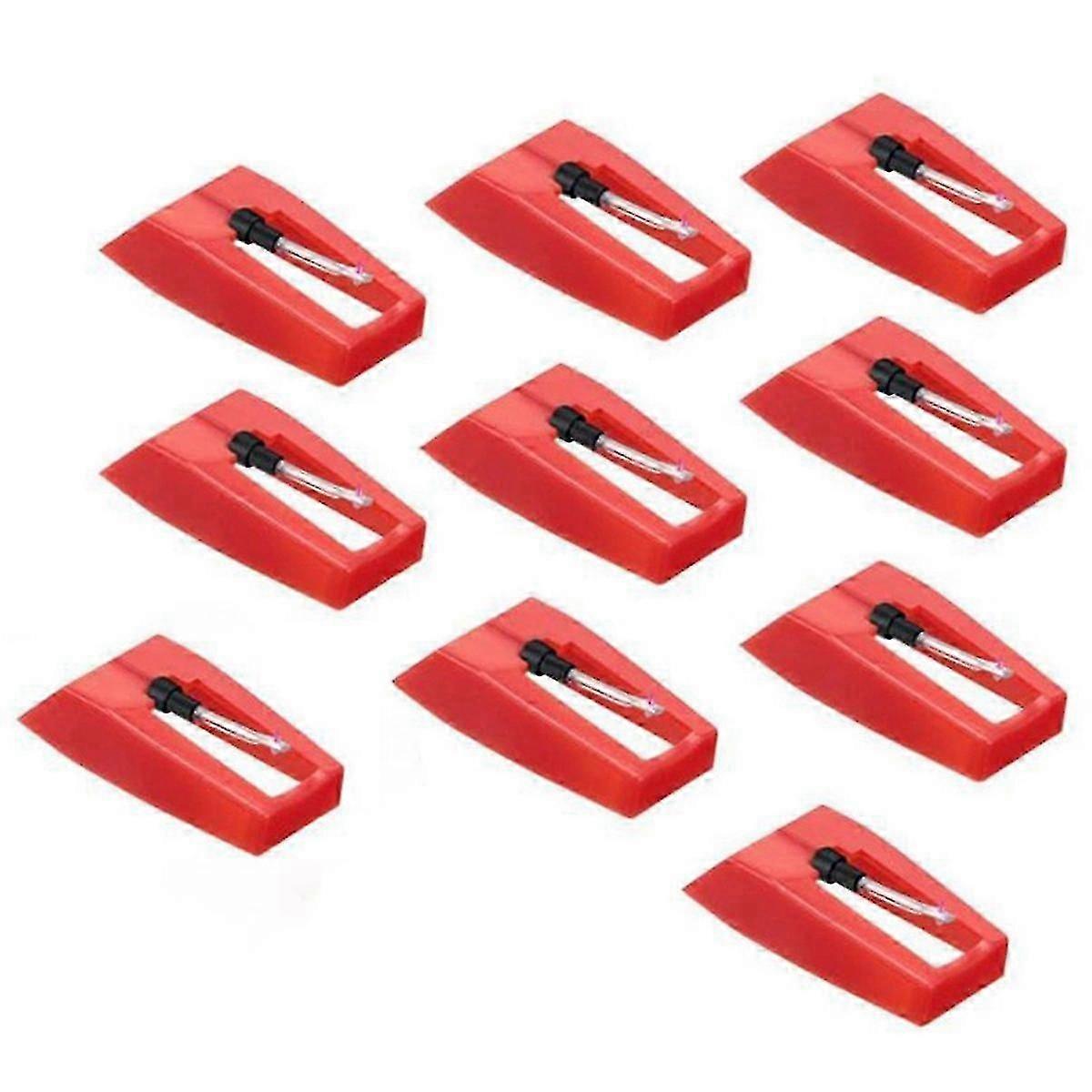 10 Pcs Vinyl Turntable Needle for Record Player Pickup Needles Turntable Stylus for Disc Cap Record Player