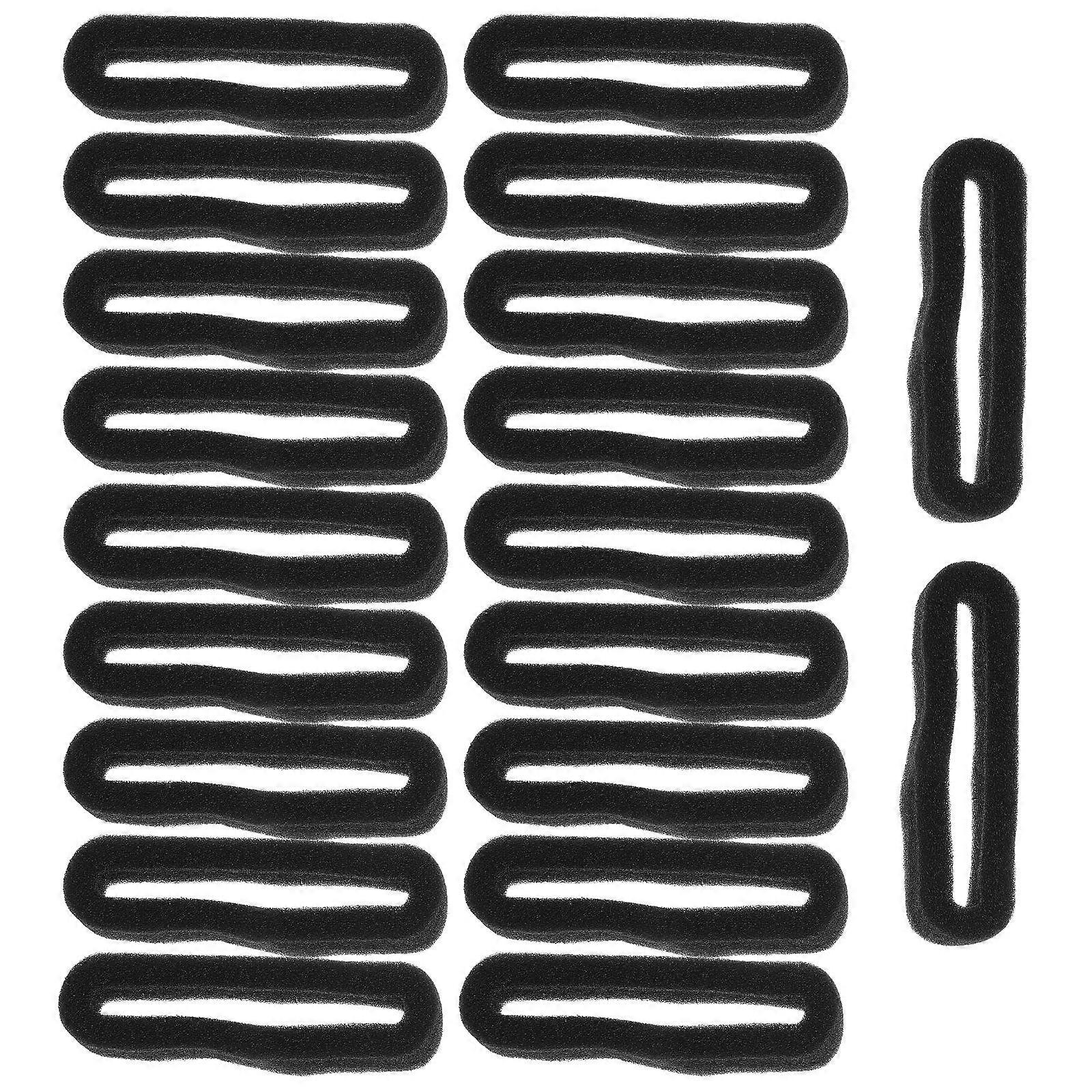 Air Filter Sponge Replacement for String Trimmer 20Pcs Black Sponge