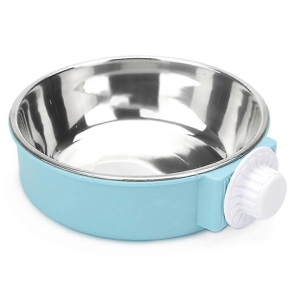 Pair Of Dog Bowls For Crates, Cages Or Pens