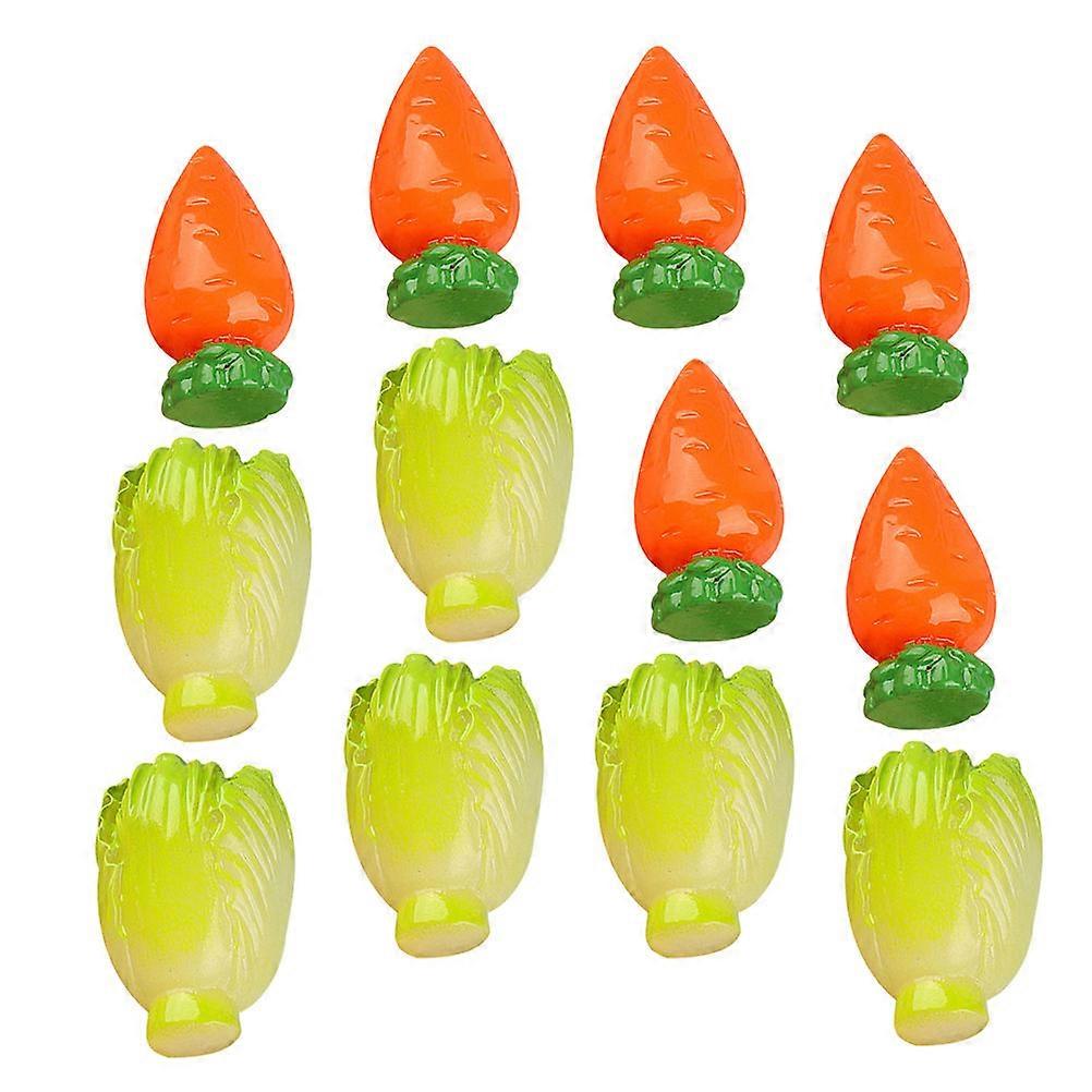 Artificial Vegetable Fake Vegetable Decoration for 48Pcs Lifelike Display