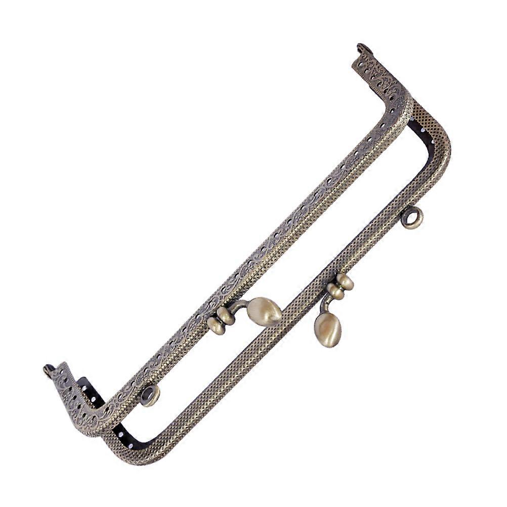 Water Dripper Handbag Purse Frame for Bag Making Coffee Color Iron