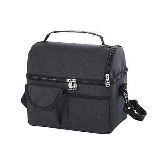 Large Waterproof Cooler Lunch Bag with Adjustable Shoulder Strap