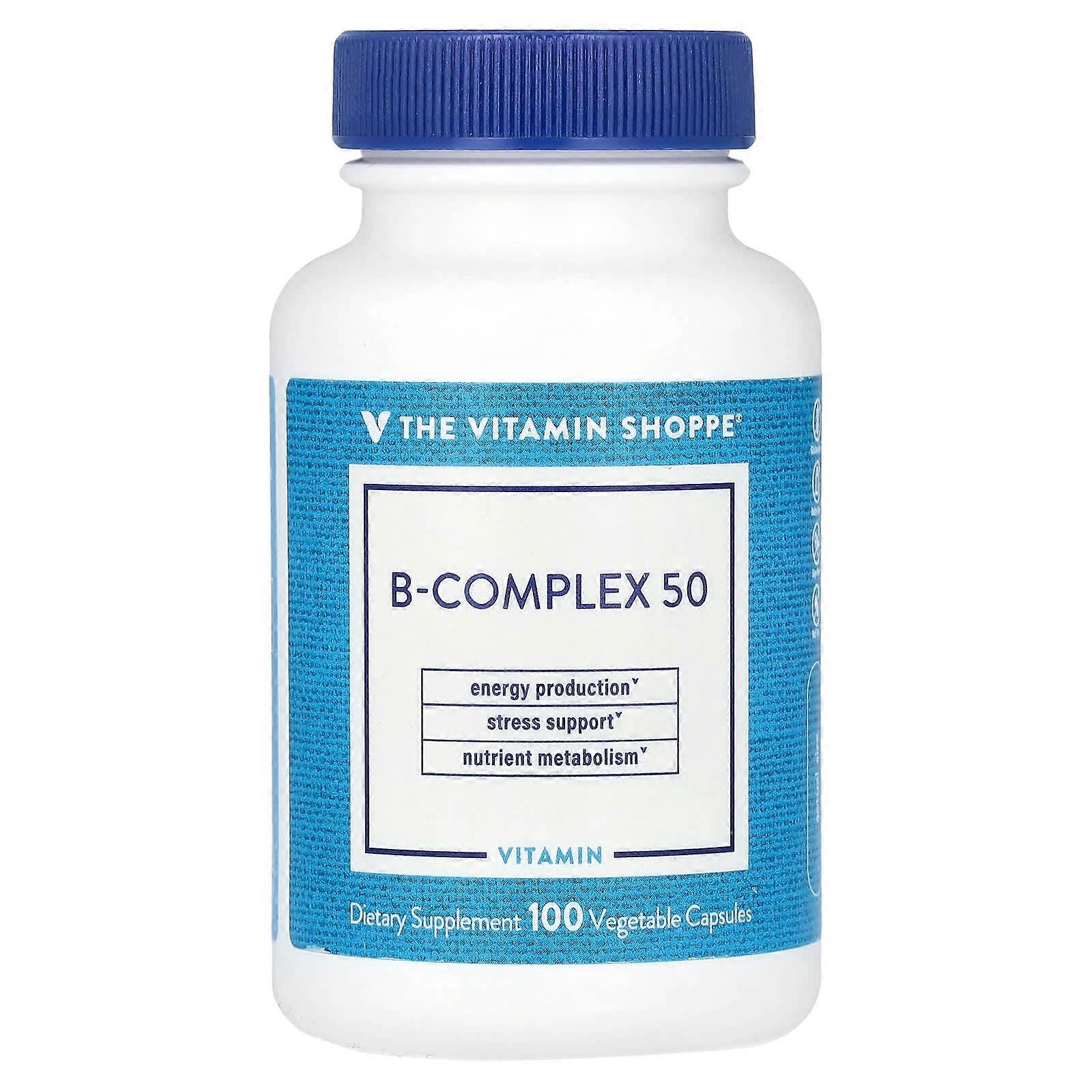 B-Complex 50, 100 Vegetable Capsules