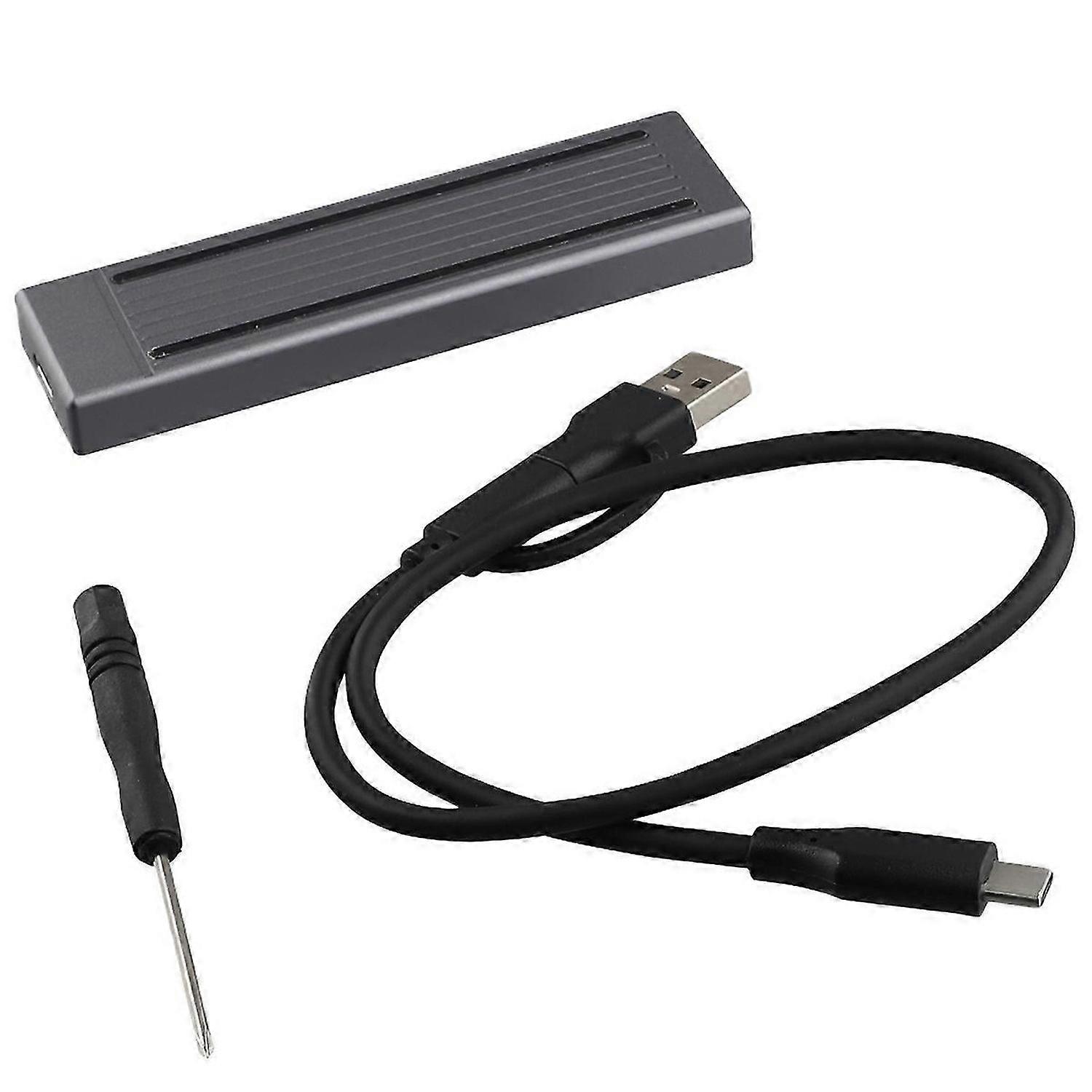 M.2 SSD HDD Enclosure NGFF RGB Cool Light Multi-Function Convenient HDD Enclosure