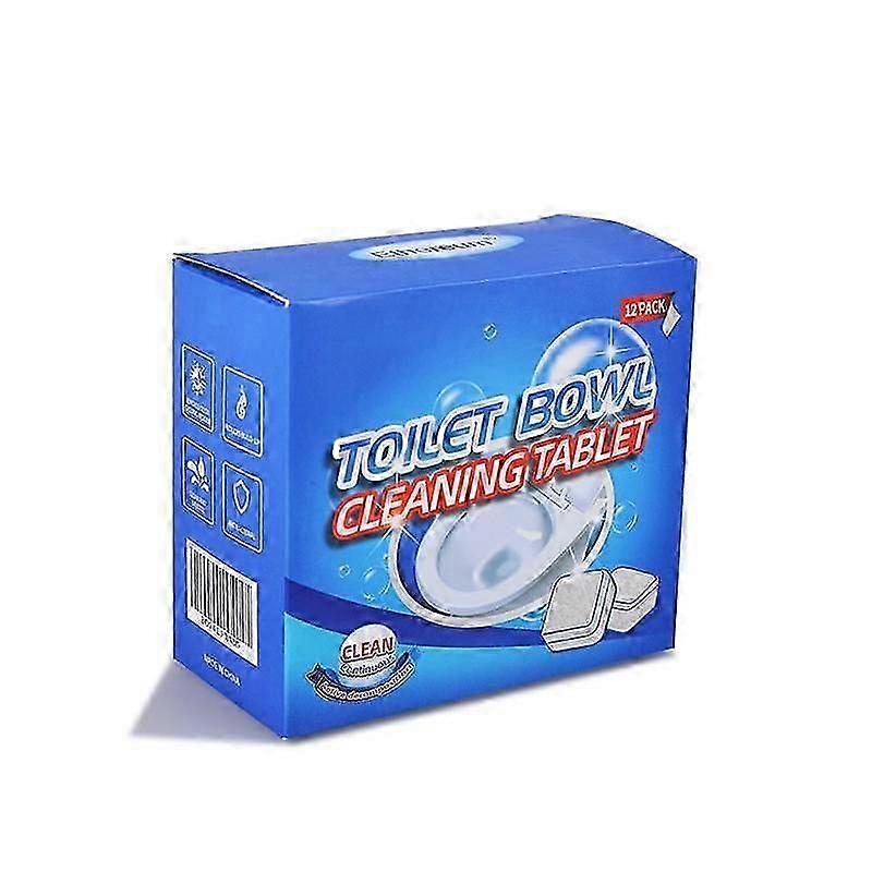 Flushbright Cleaning Tablets, Flushbright Toilet Cleaner,Automatic Long-Lasting 12pack