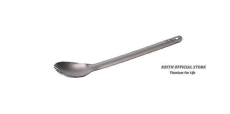 Long Handle Spoon Outdoor Camping Lightweight Titanium Tableware