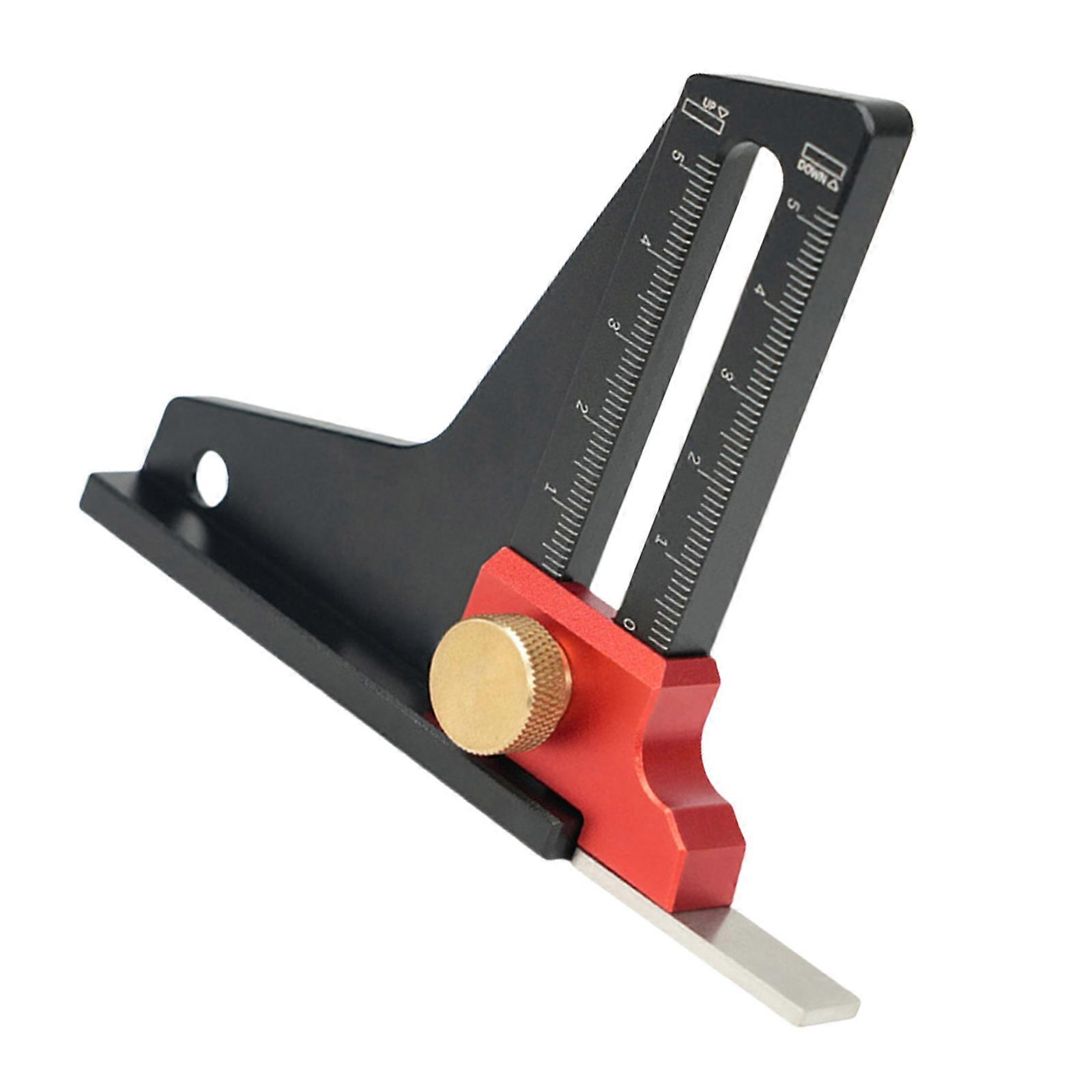 Professional Height & Depth Measuring Tool Multifunctional Woodworking Tool Easy to Carry for Educational Institutions Multicolor