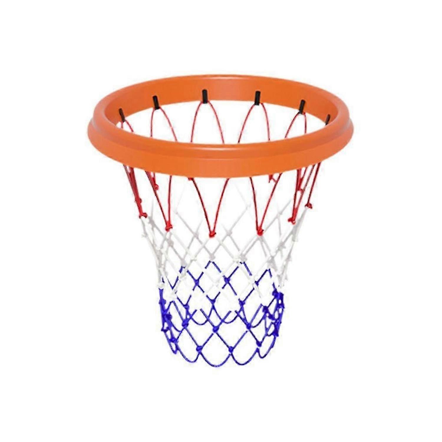 Portable Basketball Net Easy Install Throw And Attach Durable All-Weather Net Rimless Hoops Universal Fit Indoor Outdoor