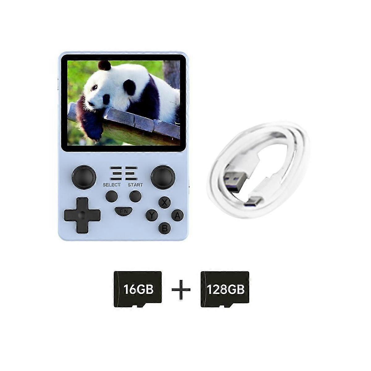 Rgb20s Retro Game Console 16g+128g 3.5 Inch Ips Screen Handheld Video Game Console Open Source Syst