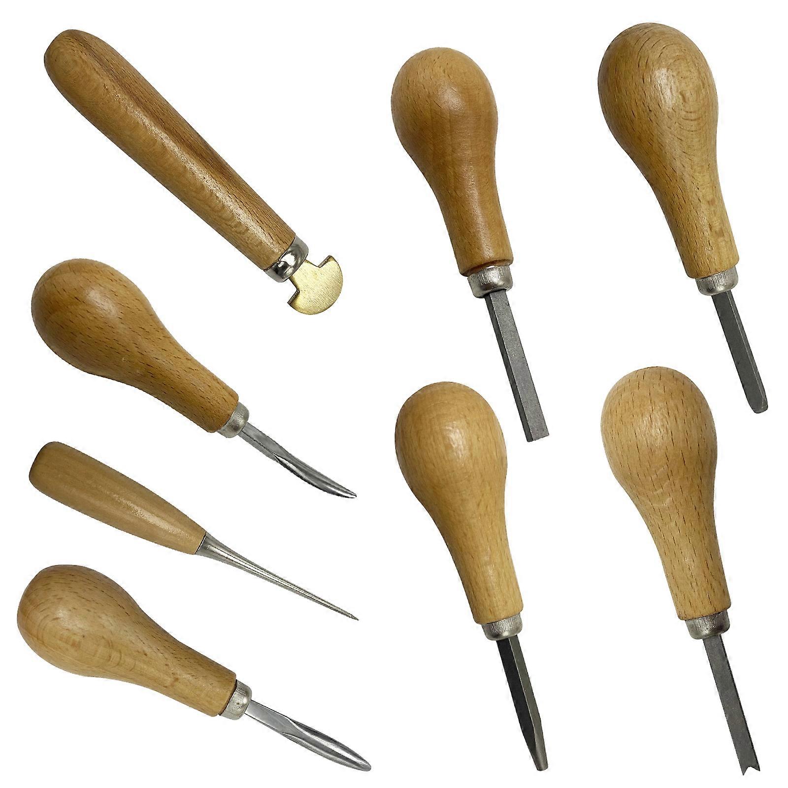 Engraving Set 8 Tool Nonslip Handle For Detailed Craftsmanship Projects Multicolor
